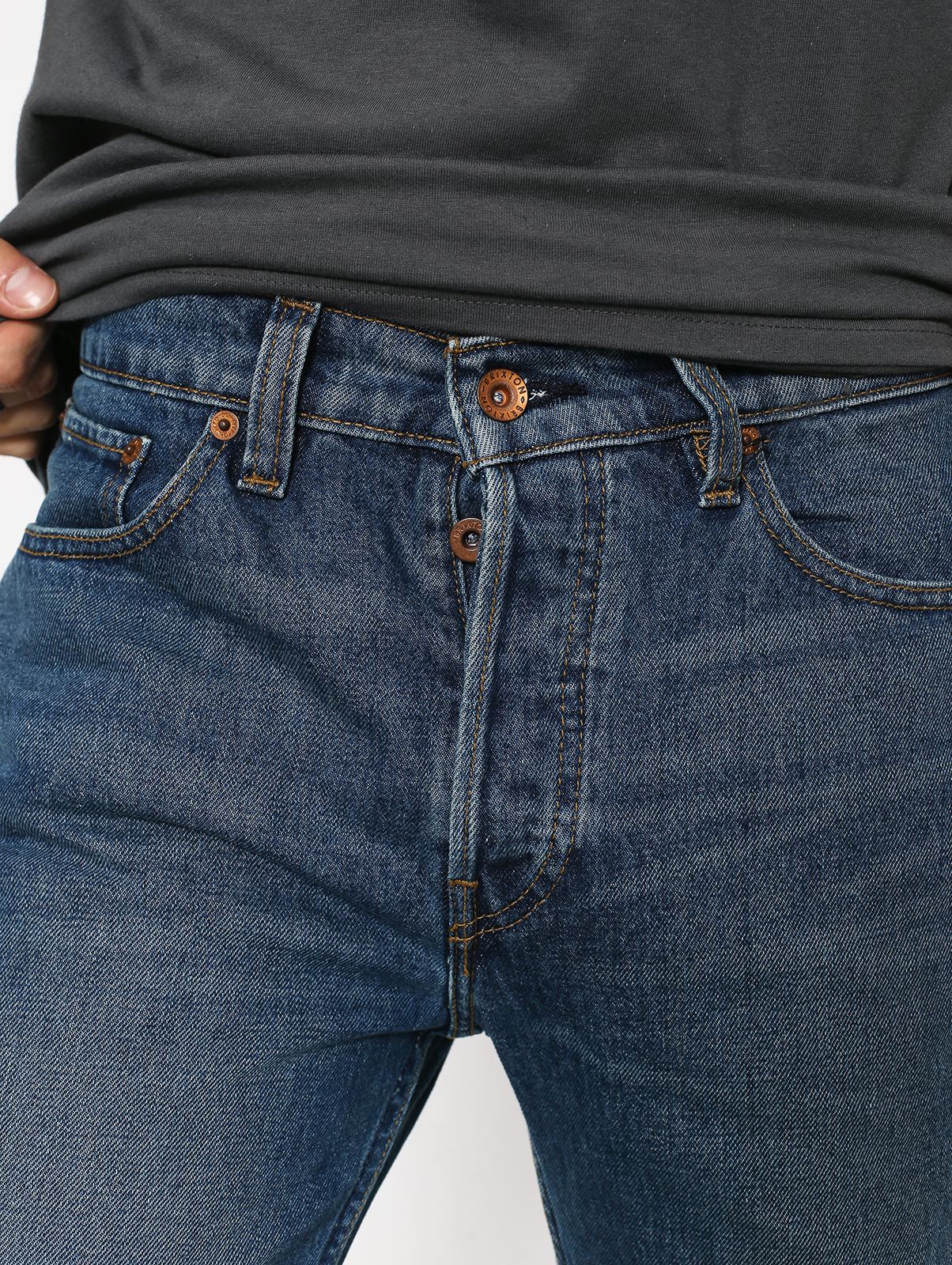 Spodnie Brixton Labor 5 Pkt Denim (worn indigo)