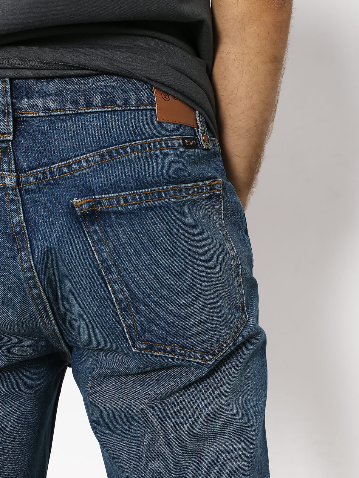 Spodnie Brixton Labor 5 Pkt Denim (worn indigo)