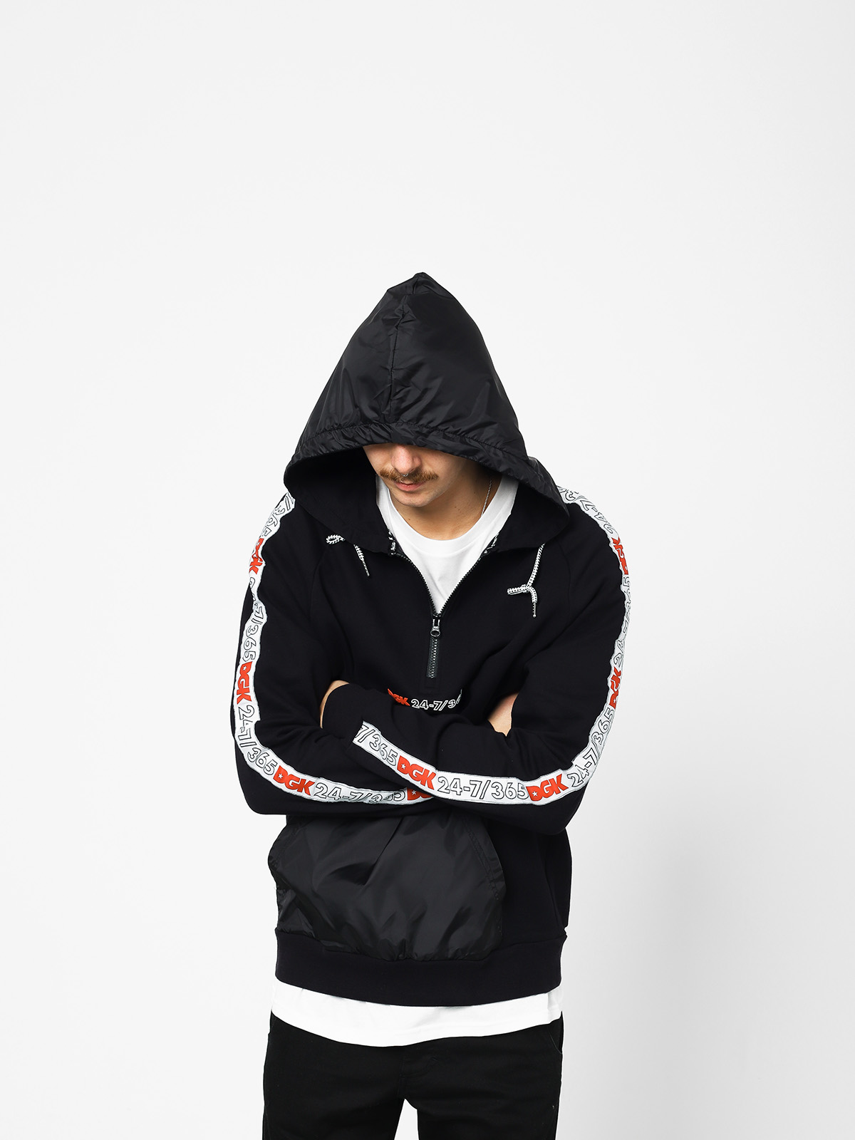 Bluza z kapturem DGK Heritage ZHD (black)