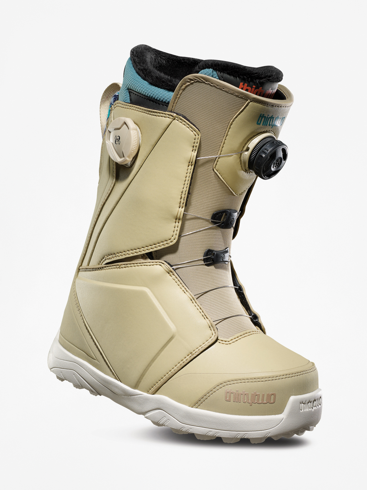 Damskie Buty snowboardowe ThirtyTwo Lashed Double Boa (tan/blue)