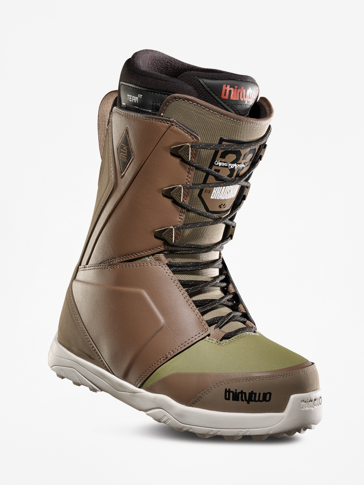 Buty snowboardowe ThirtyTwo Lashed Bradshaw (brown/green)