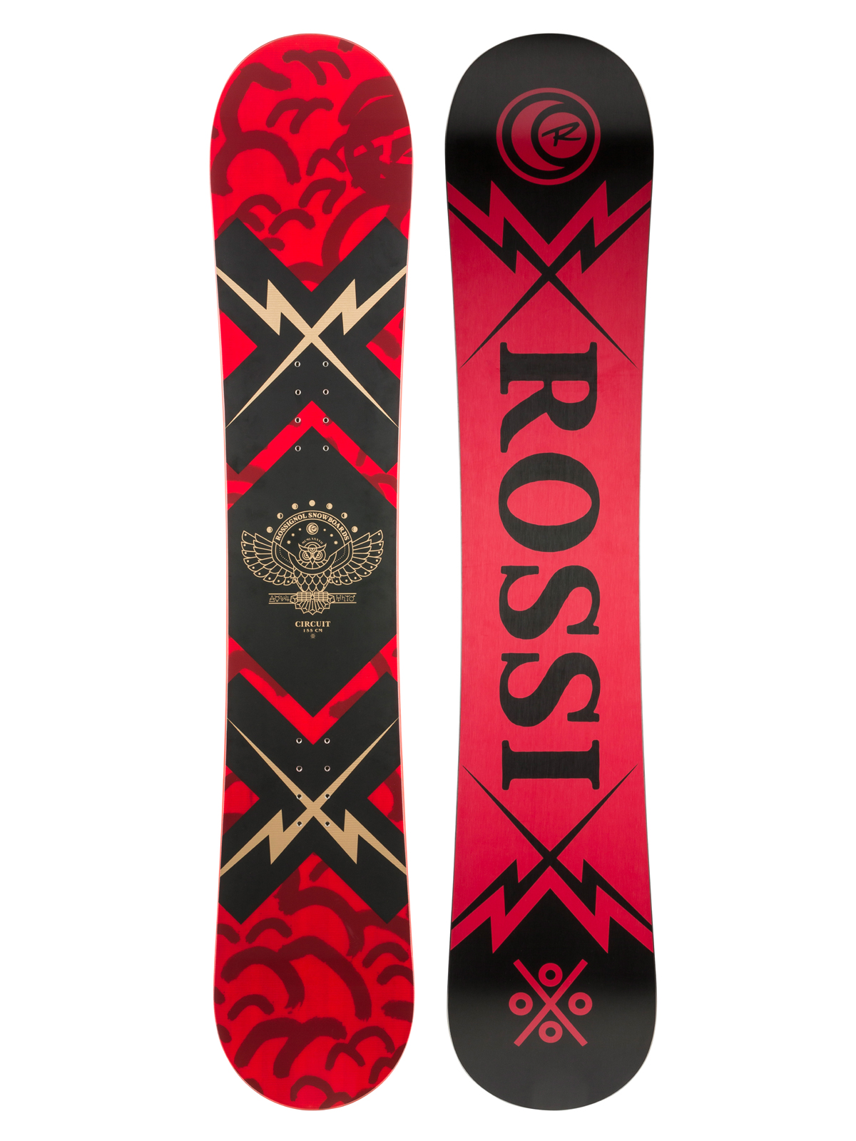 Męska Deska snowboardowa Rossignol Circuit (black/red/black)