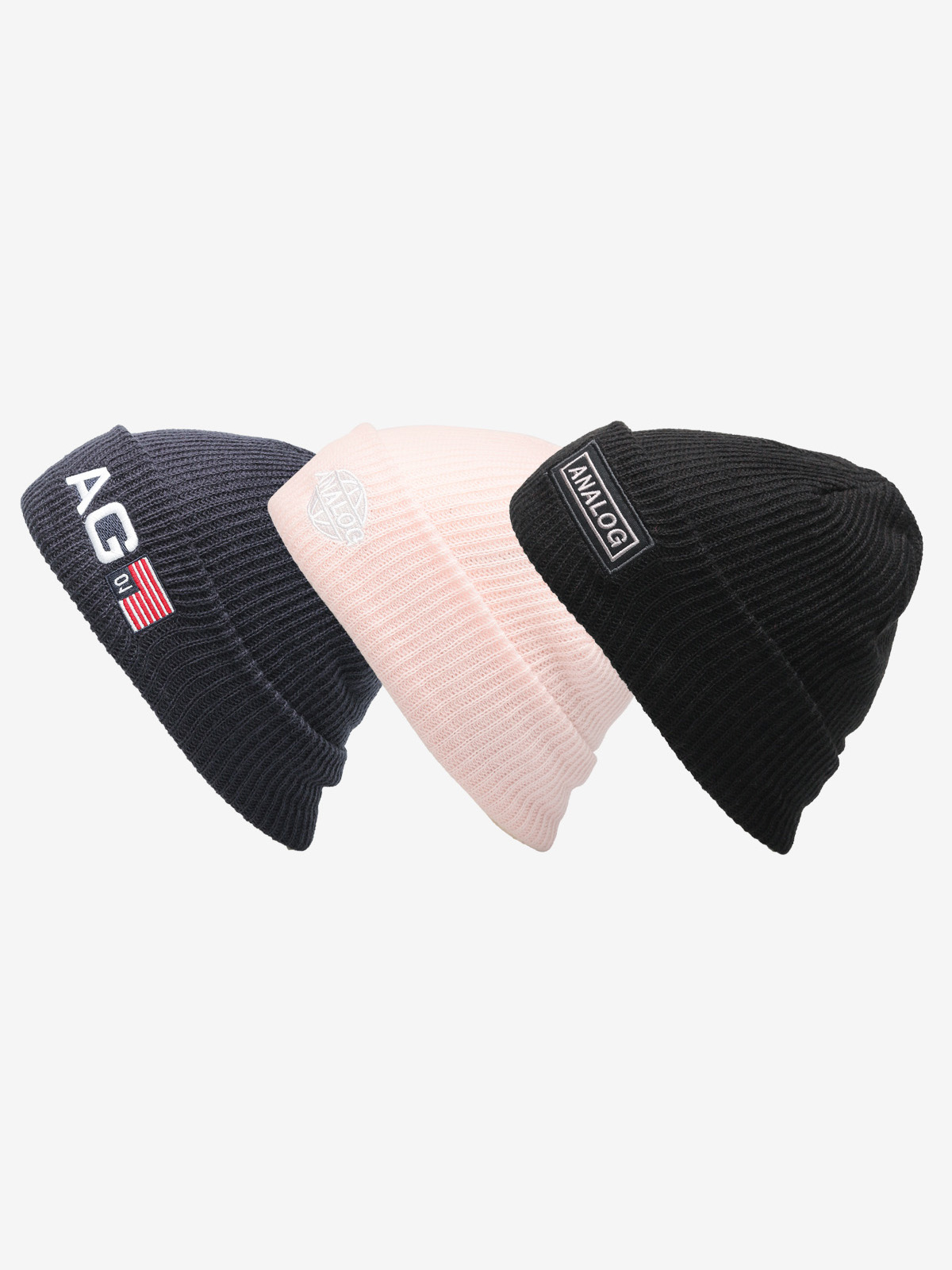 Czapka zimowa Analog Beanie 3 Pack (trublk/modigo/crystl)