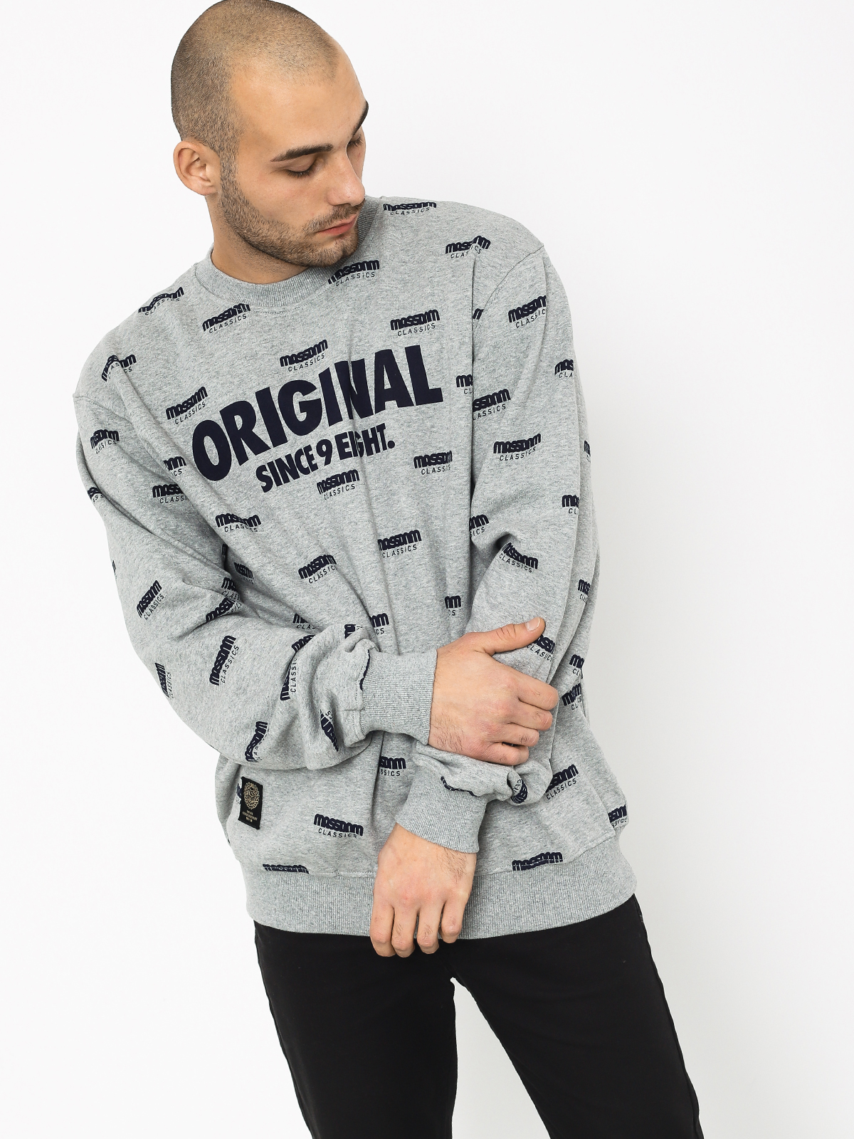 Bluza MassDnm Original (light heather grey)