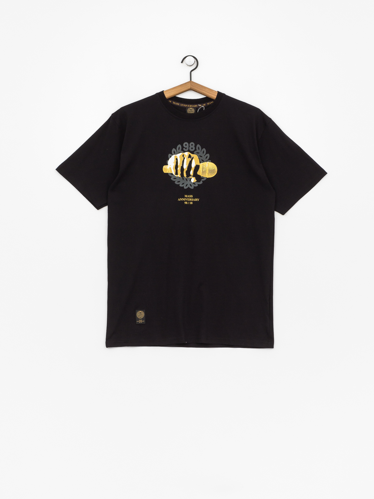 T-shirt MassDnm Golden Mic (black)