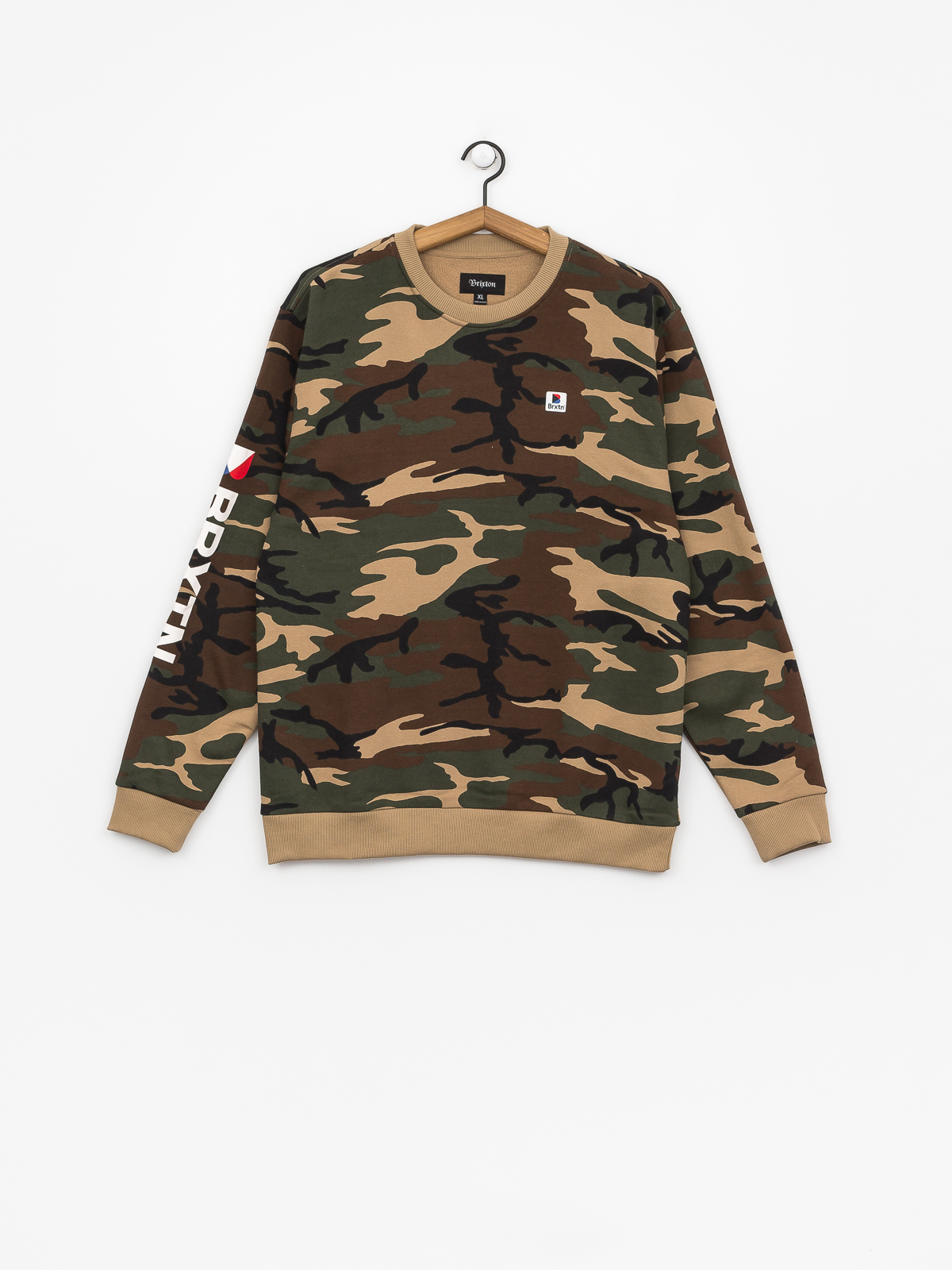 Bluza Brixton Stowell II Crew (camo)