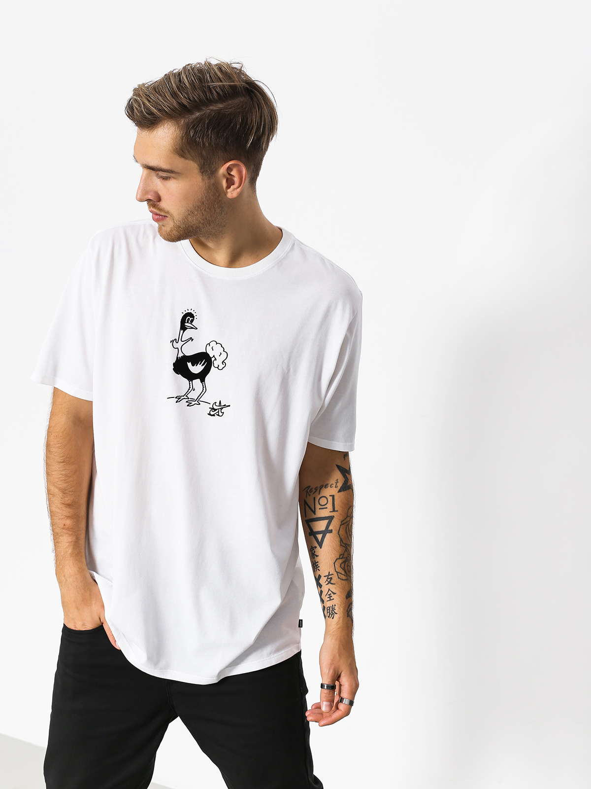 T-shirt Nike SB Sb Dry Tee Dfc Ostrich (white/white/black)