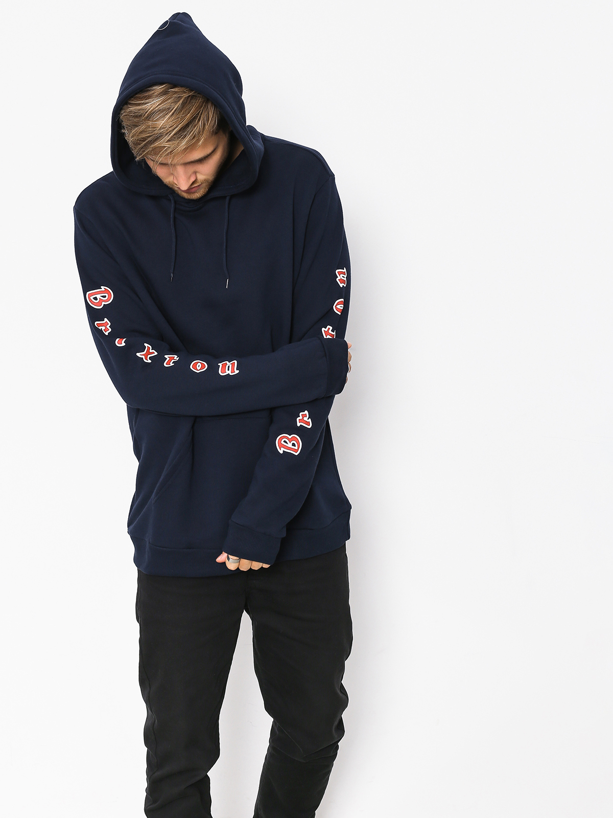 Bluza z kapturem Brixton Primo Intl HD (navy)