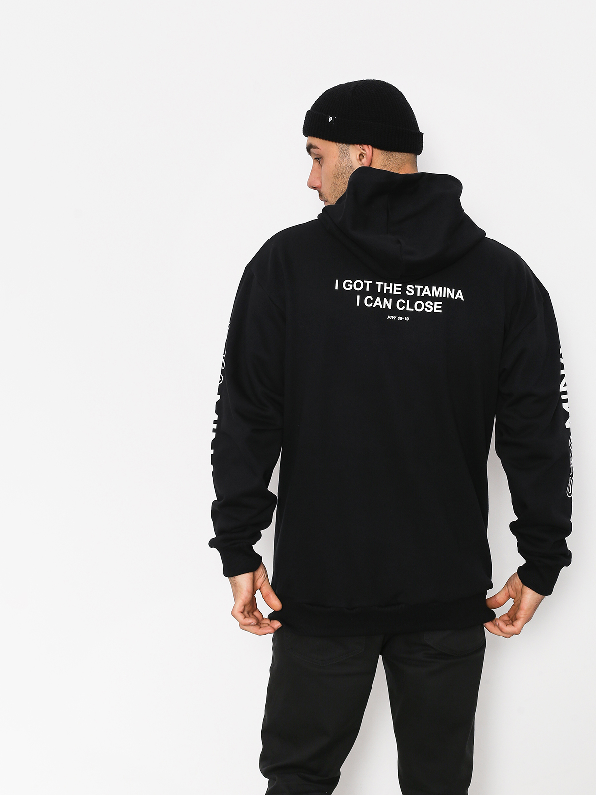 Bluza z kapturem Majors Mjrs Blue HD (black)
