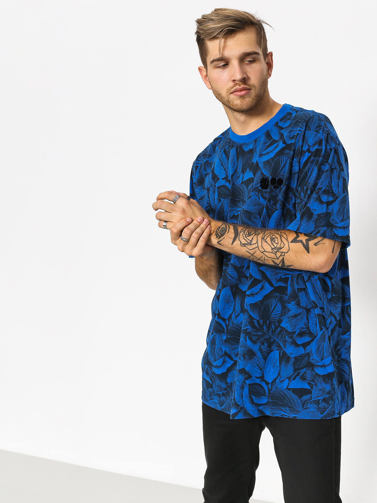 T-shirt Element Griffin Leaf Camo (royal blue)