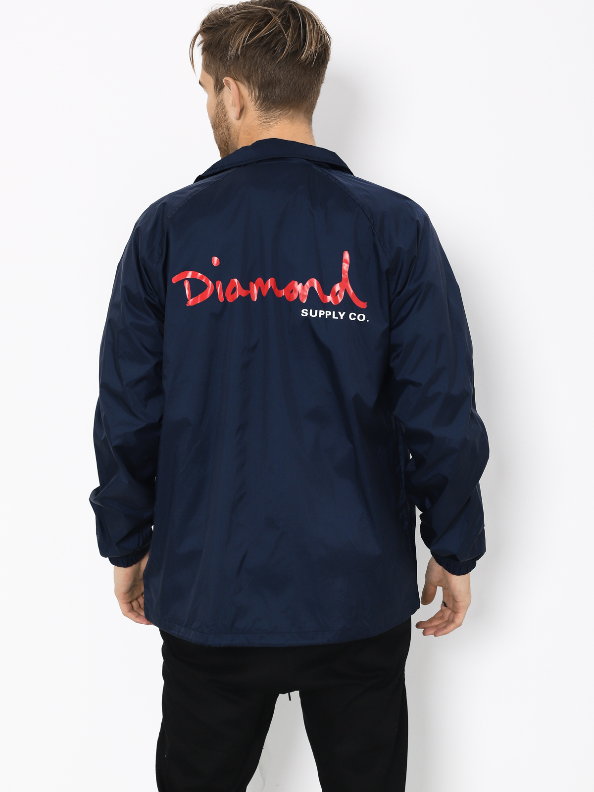 Kurtka Diamond Supply Co. Og Script Coach (navy)