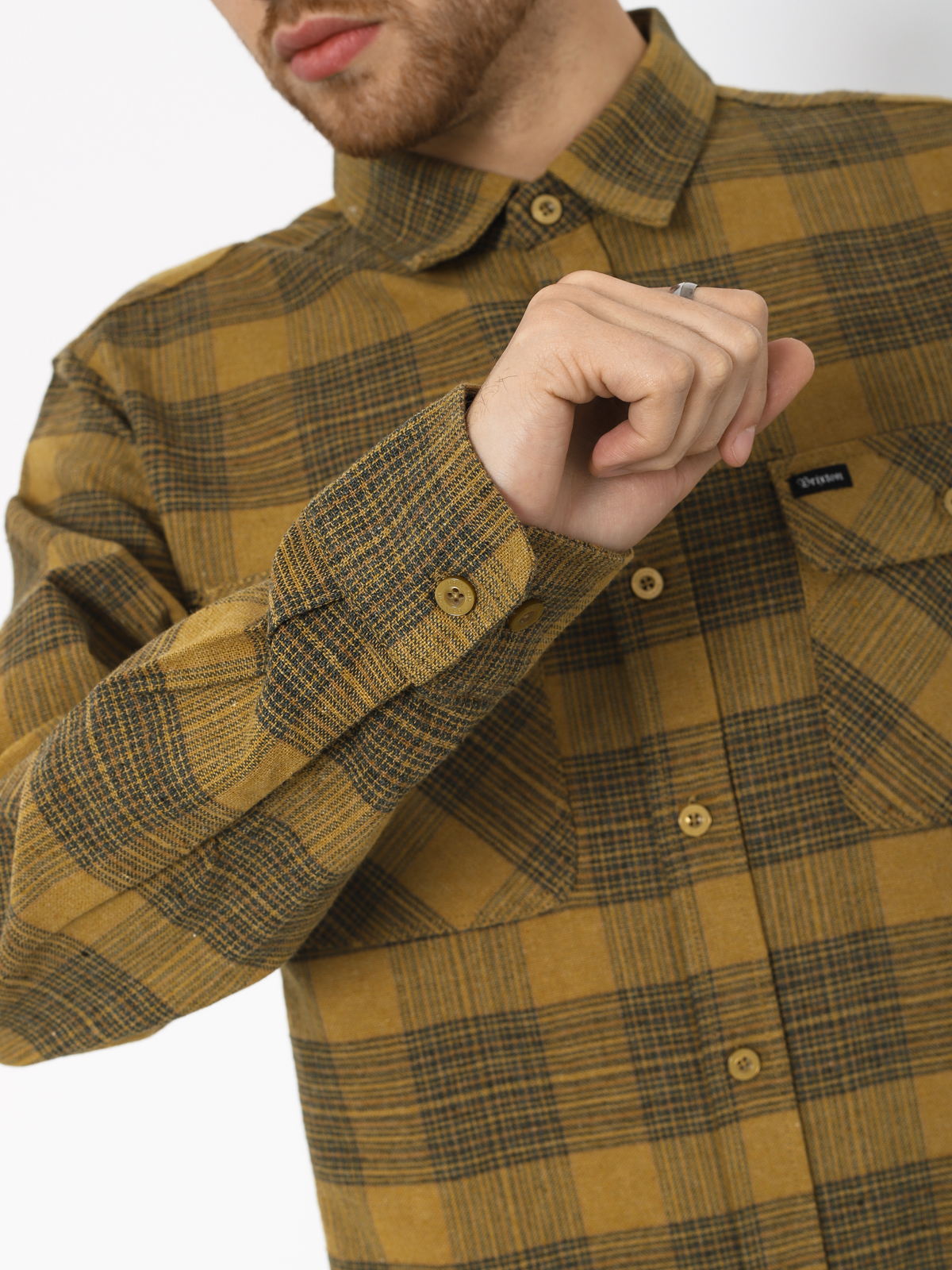 Koszula Brixton Bowery Ls (avocado)