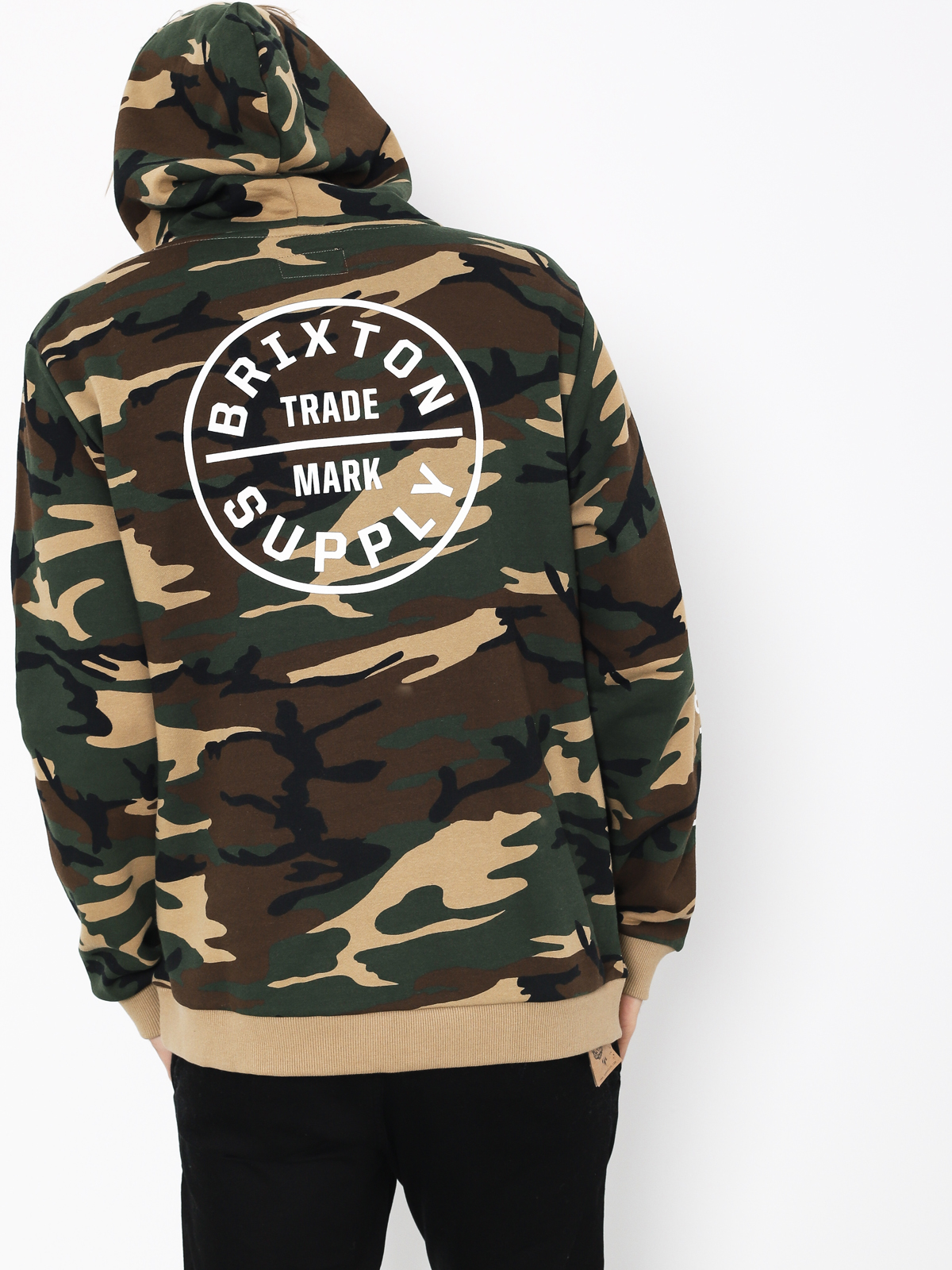Bluza z kapturem Brixton Oath II Intl HD (camo)