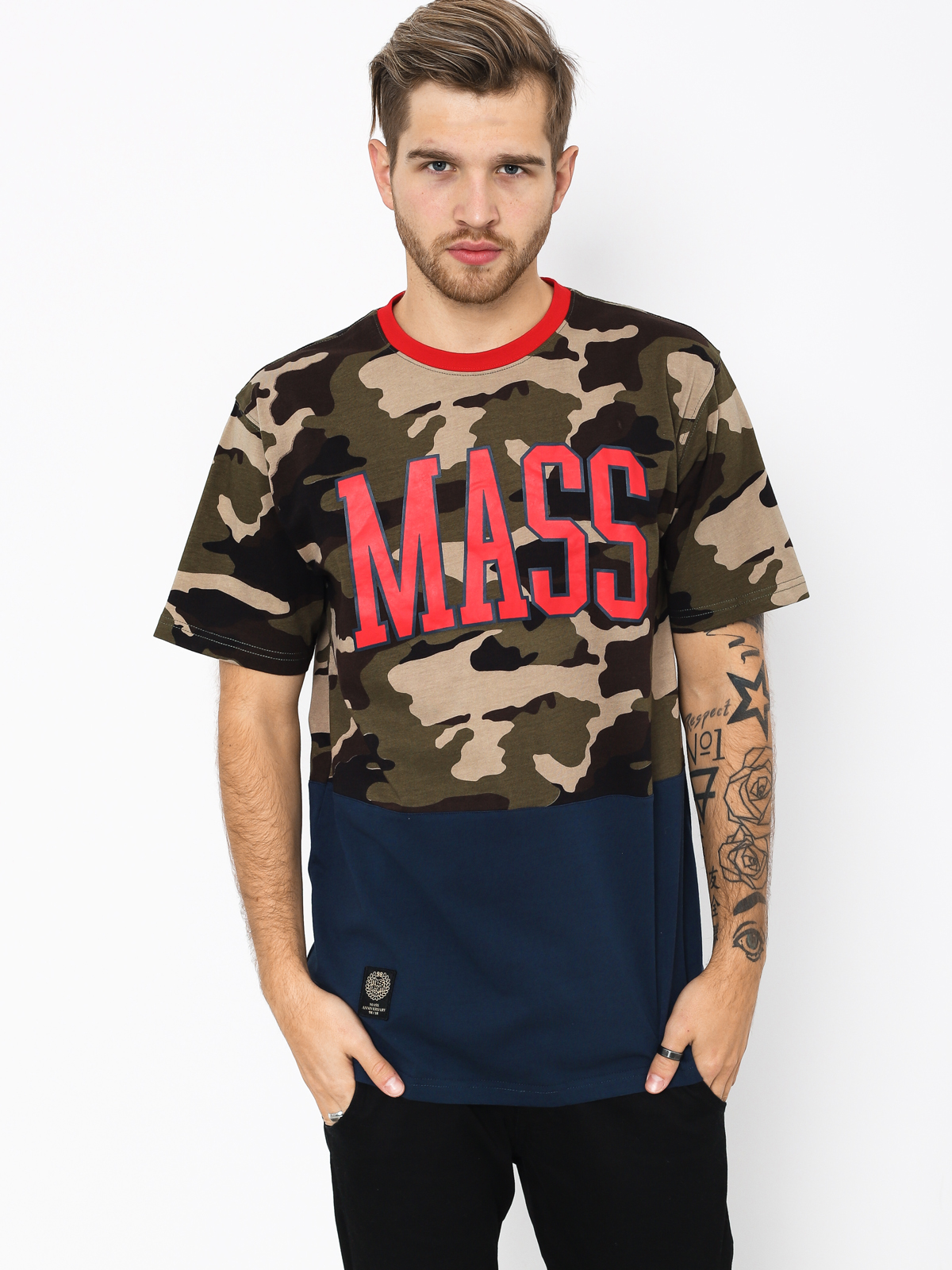 T-shirt MassDnm Truman (woodland camo)