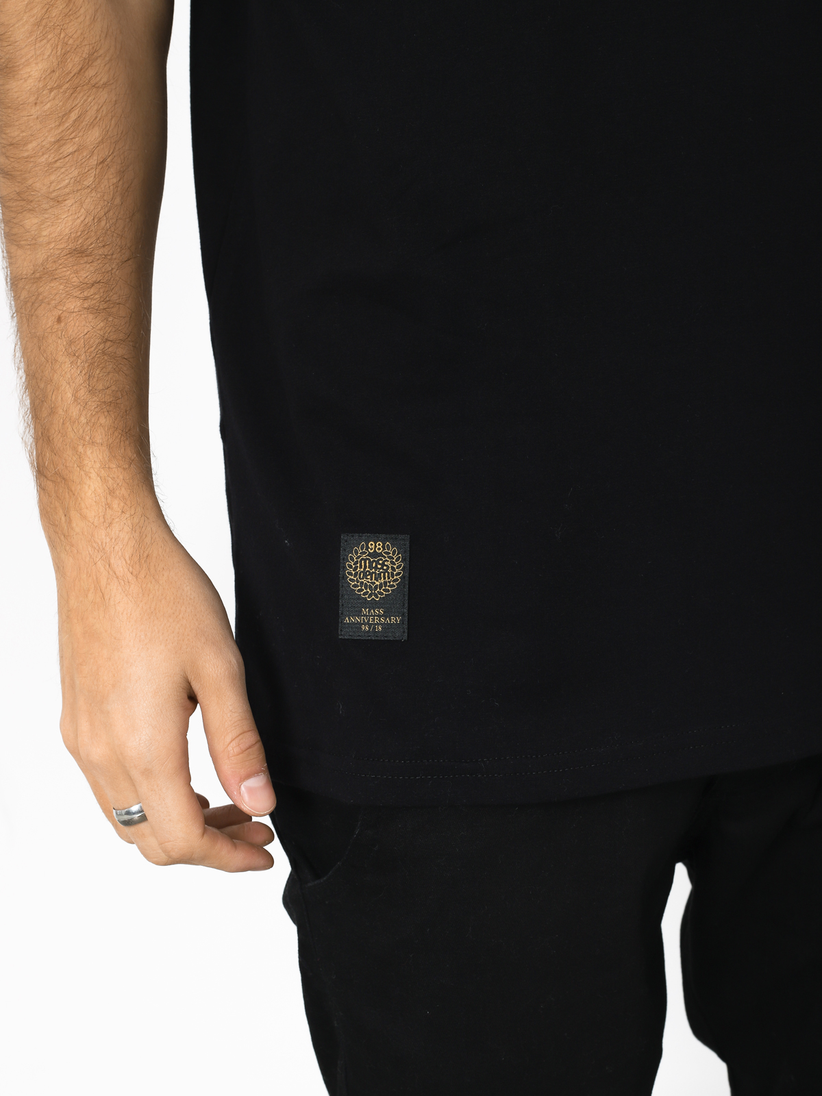 T-shirt MassDnm Golden Mic (black)