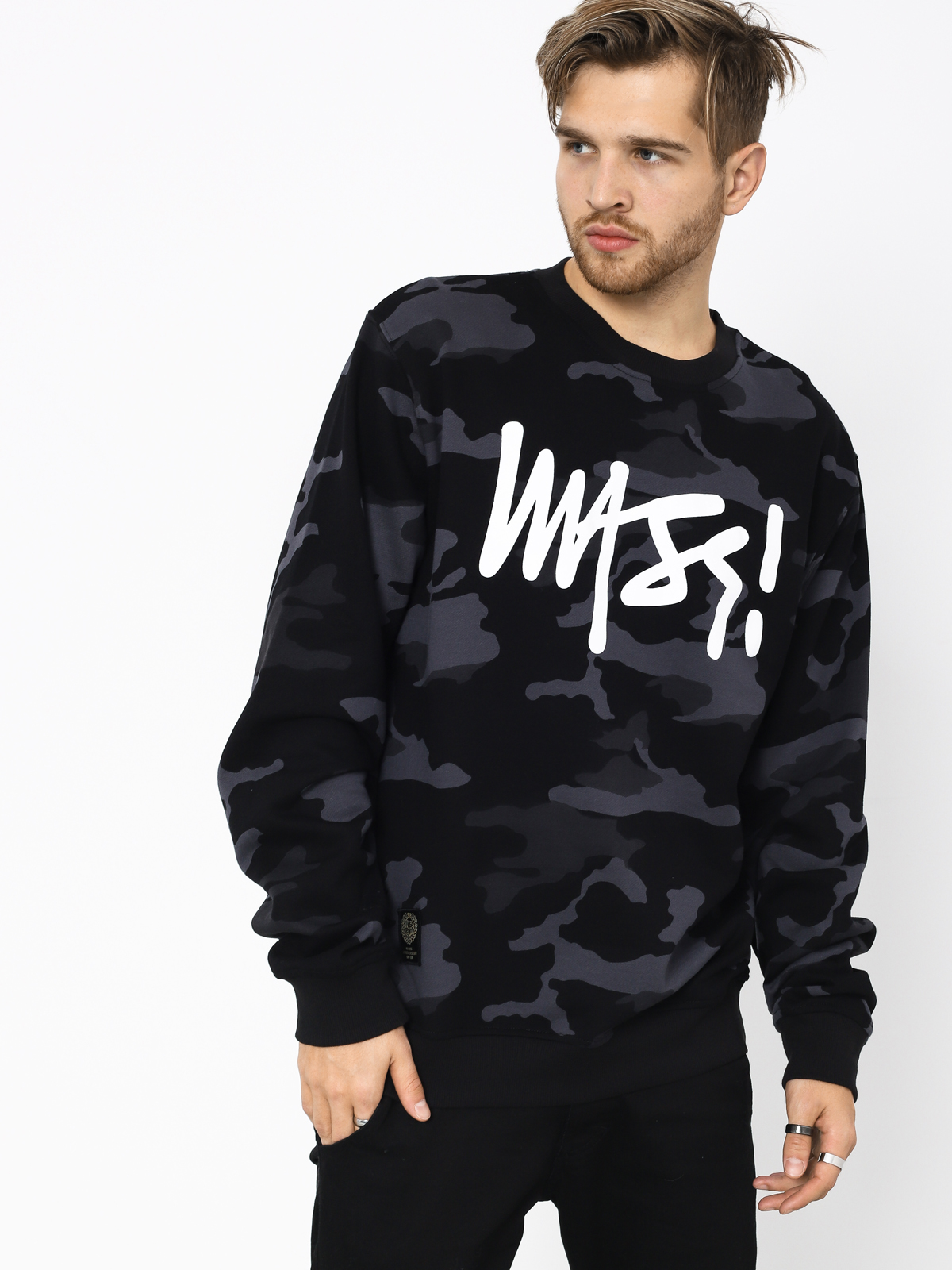 Bluza MassDnm Signature (black camo)