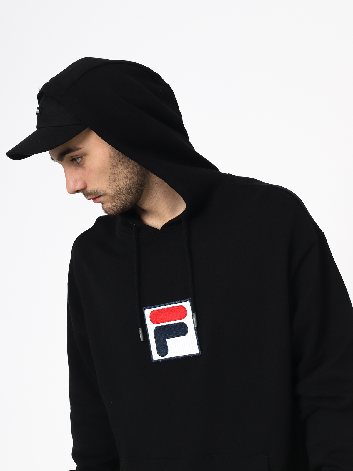 Bluza z kapturem Fila Shawn HD (black)