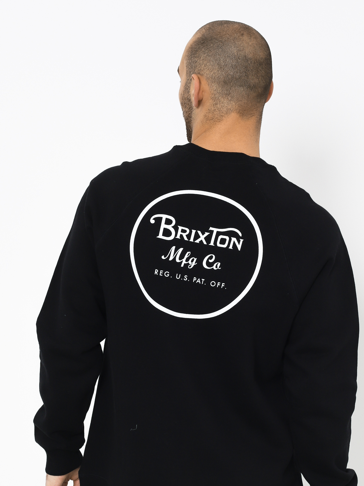 Bluza Brixton Wheeler Intl Crew (black/white)
