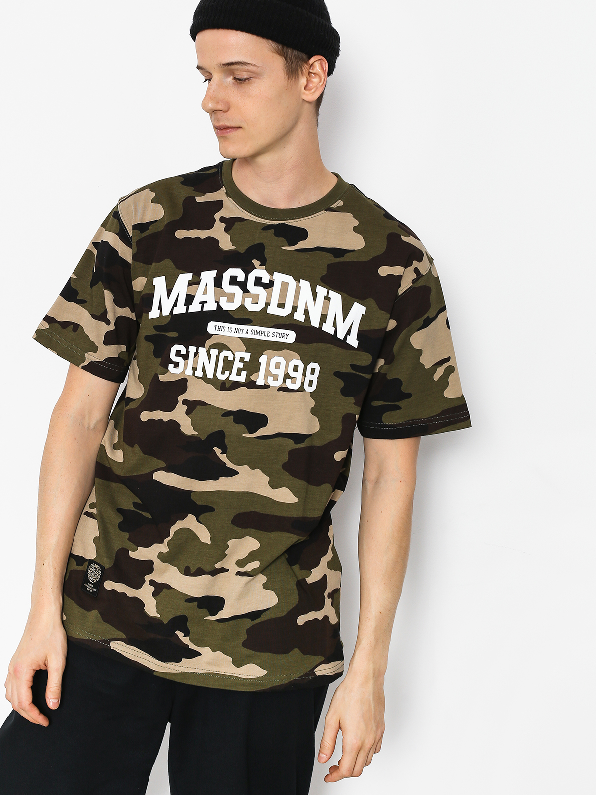 T-shirt MassDnm Campus (woodland camo)