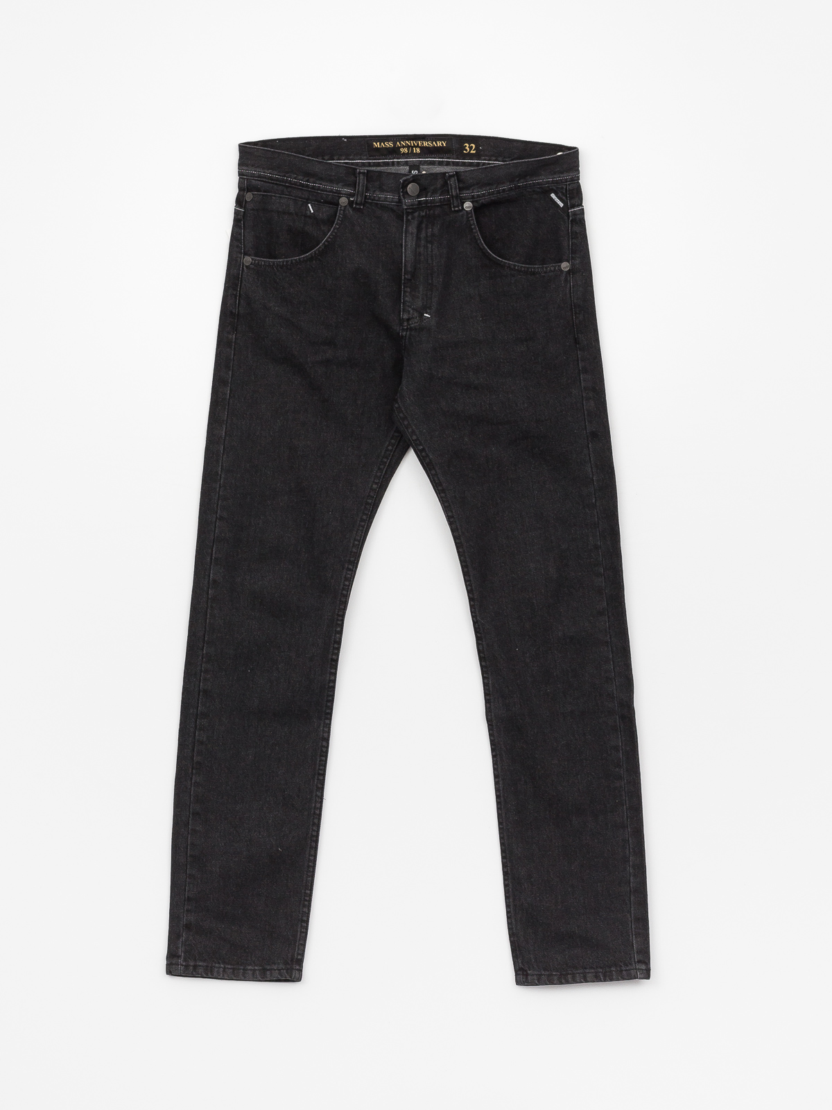 Spodnie MassDnm Classics Jeans Straight Fit (black rinse)