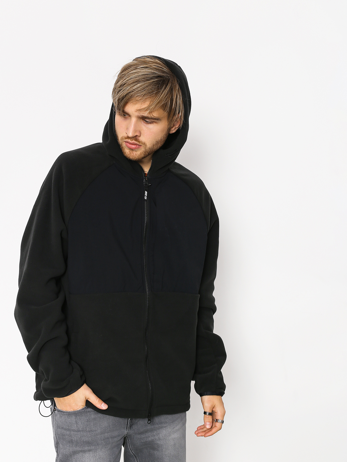 Bluza z kapturem Nike SB Sb Hoodie Fz Polartec ZHD (black/black/white)