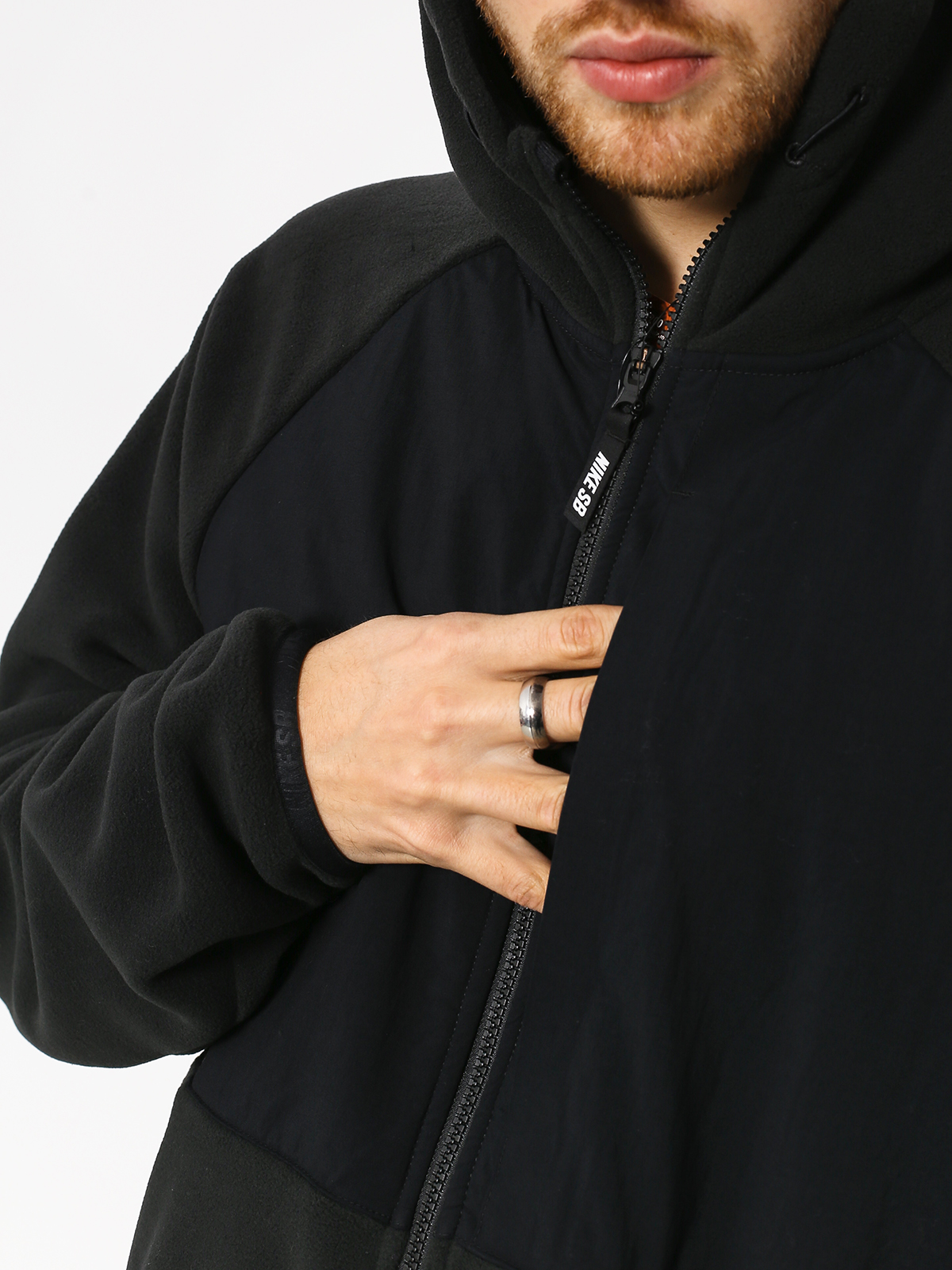 Bluza z kapturem Nike SB Sb Hoodie Fz Polartec ZHD (black/black/white)
