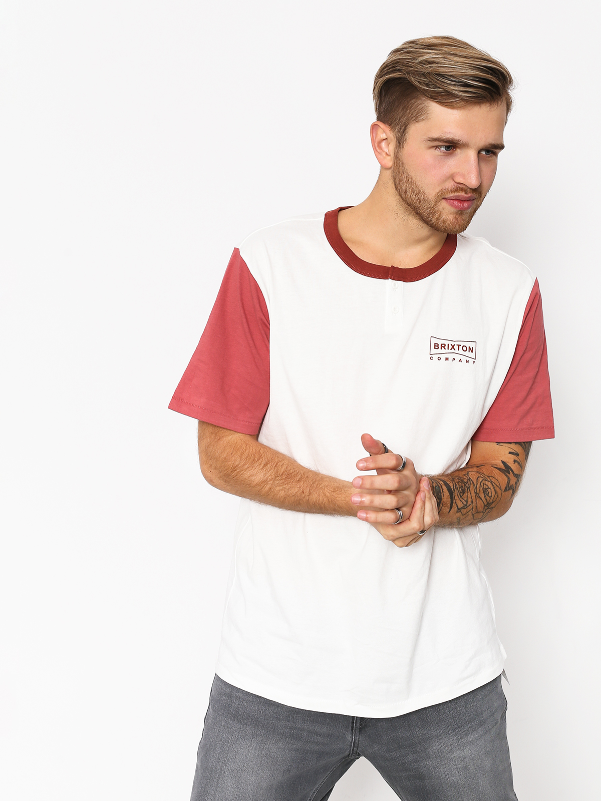 T-shirt Brixton Wedge Hnly (off white/rust)
