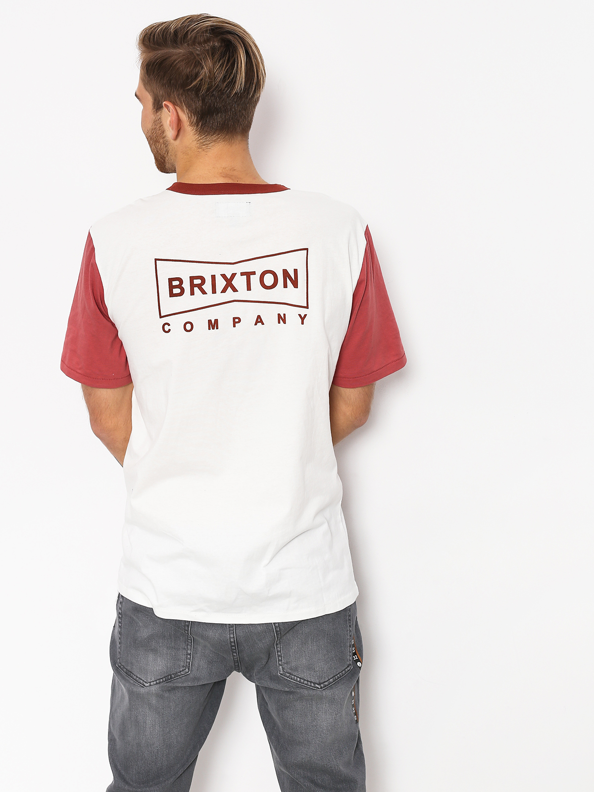 T-shirt Brixton Wedge Hnly (off white/rust)