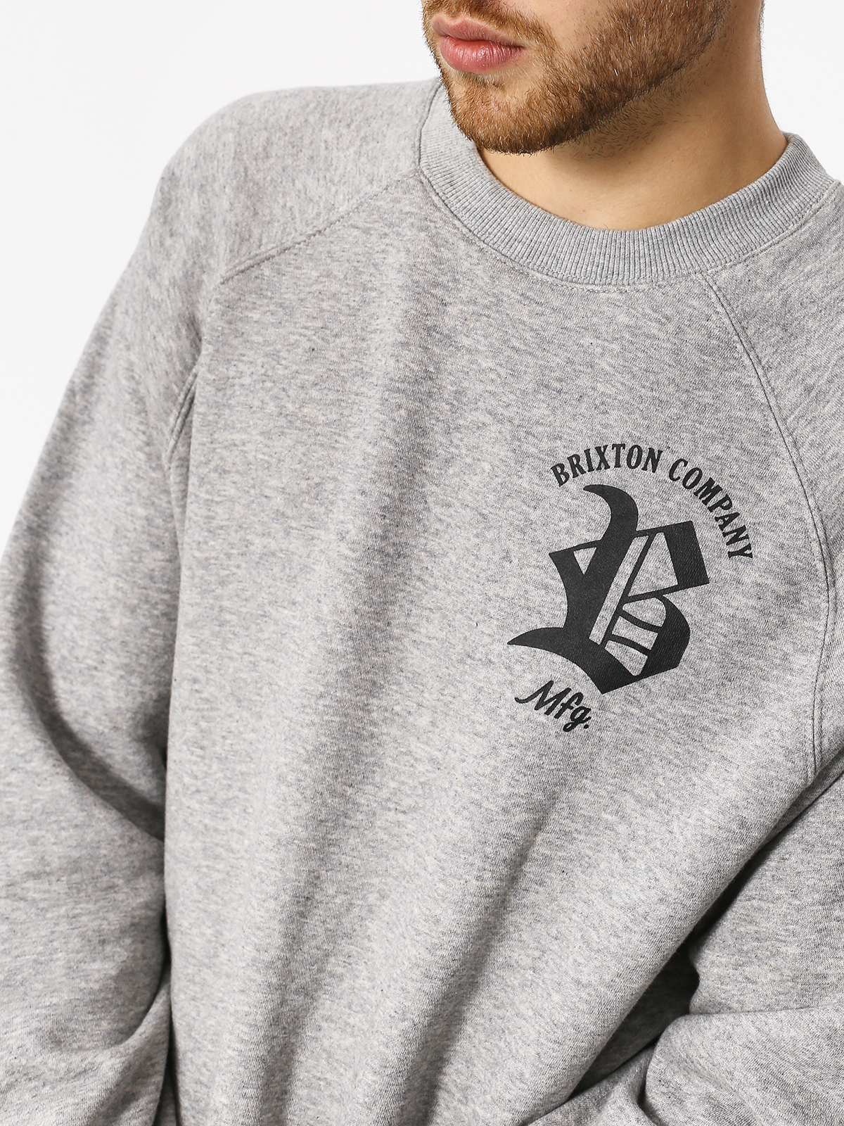 Bluza Brixton Rawson Crew (heather grey)