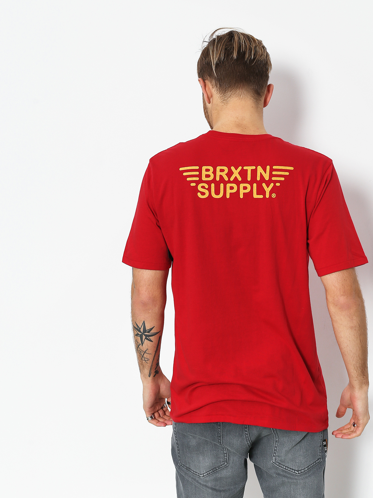 T-shirt Brixton Pinion Pkt (cayenne)