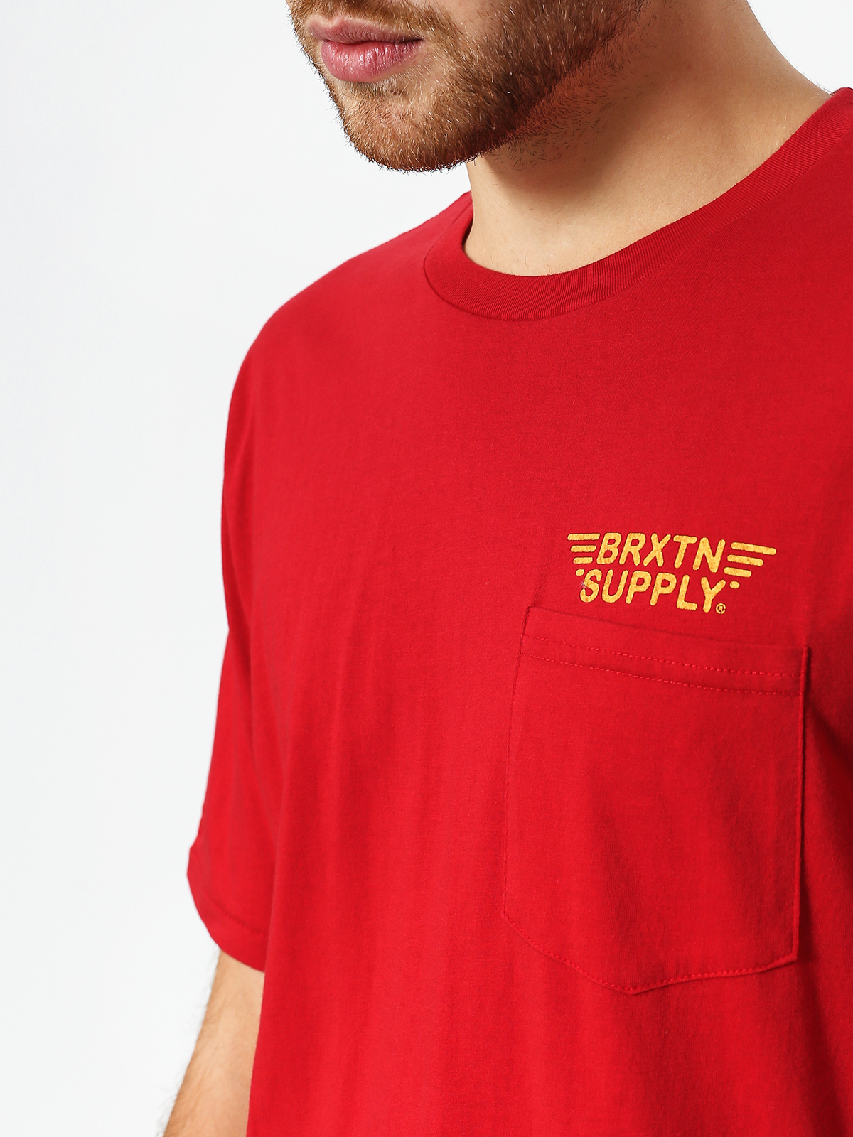 T-shirt Brixton Pinion Pkt (cayenne)