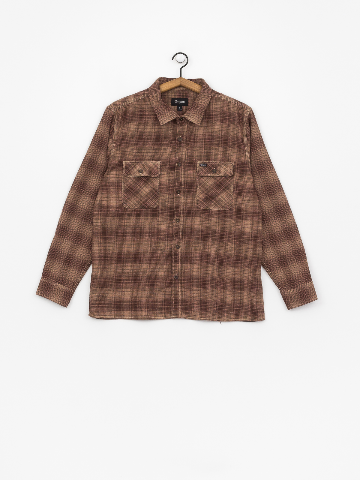 Koszula Brixton Archie Ls (cream/brown)