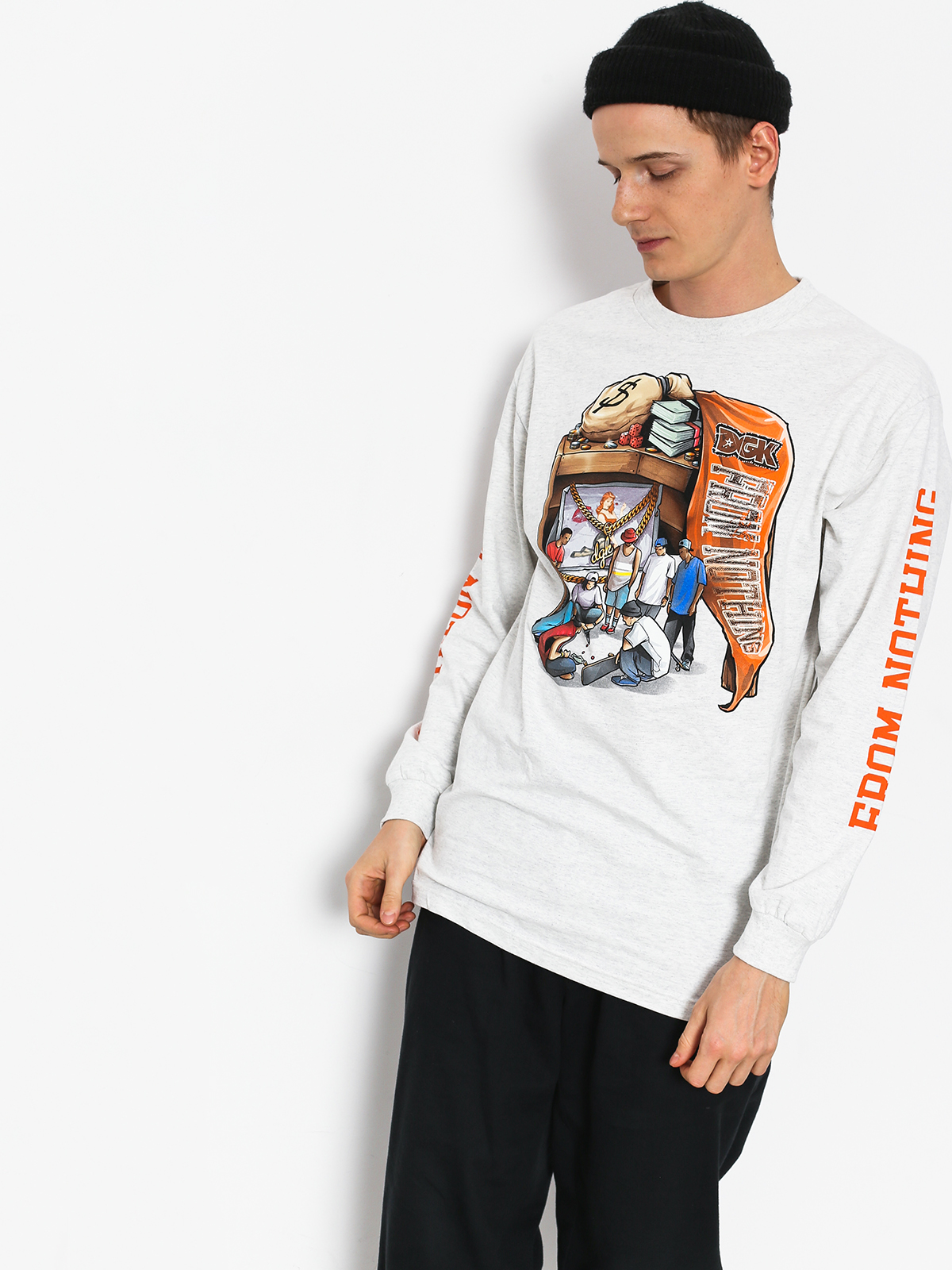 Longsleeve DGK Hard Knocks (ash)