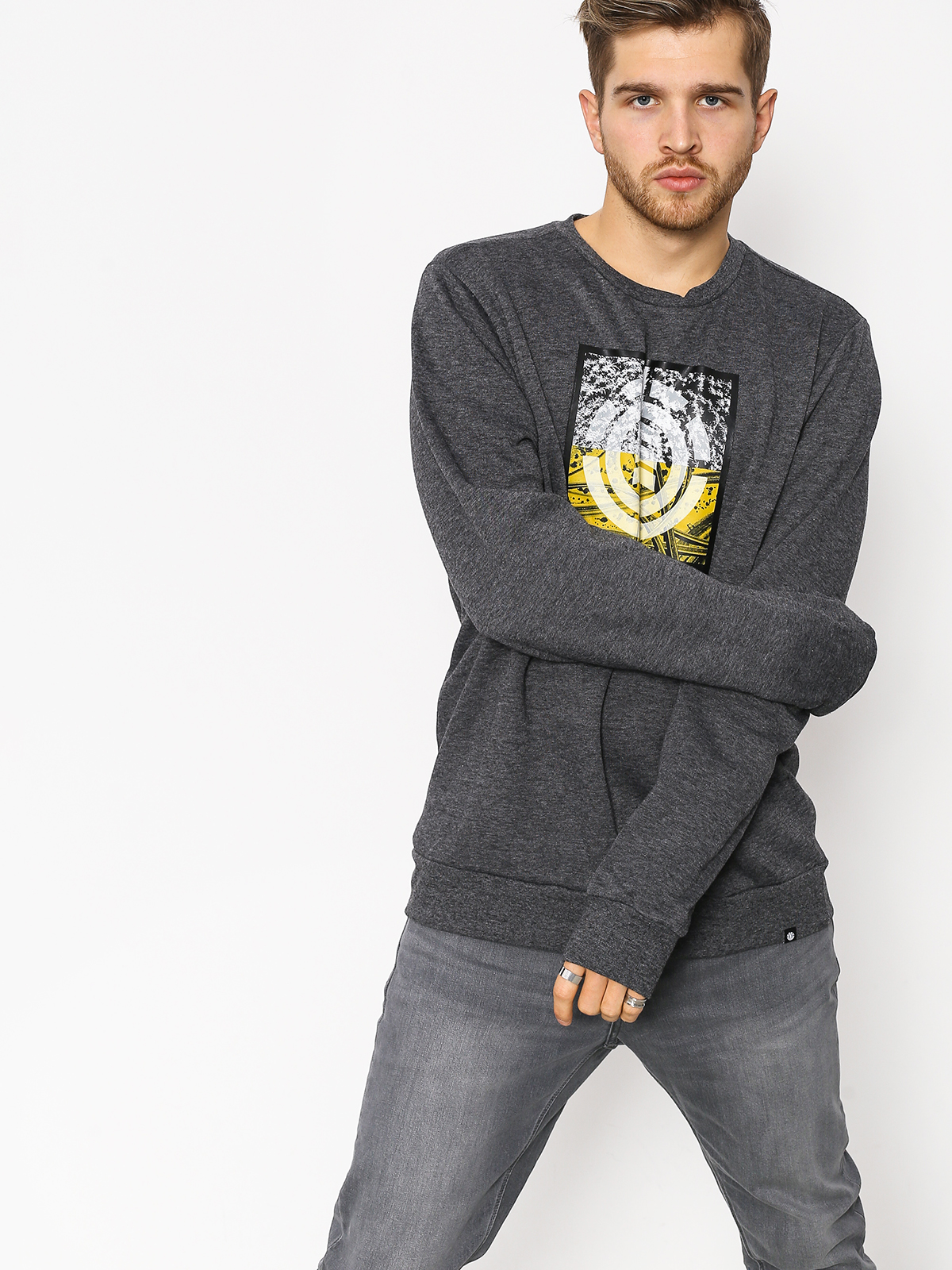 Bluza Element Reroute Crew (charcoal heather)