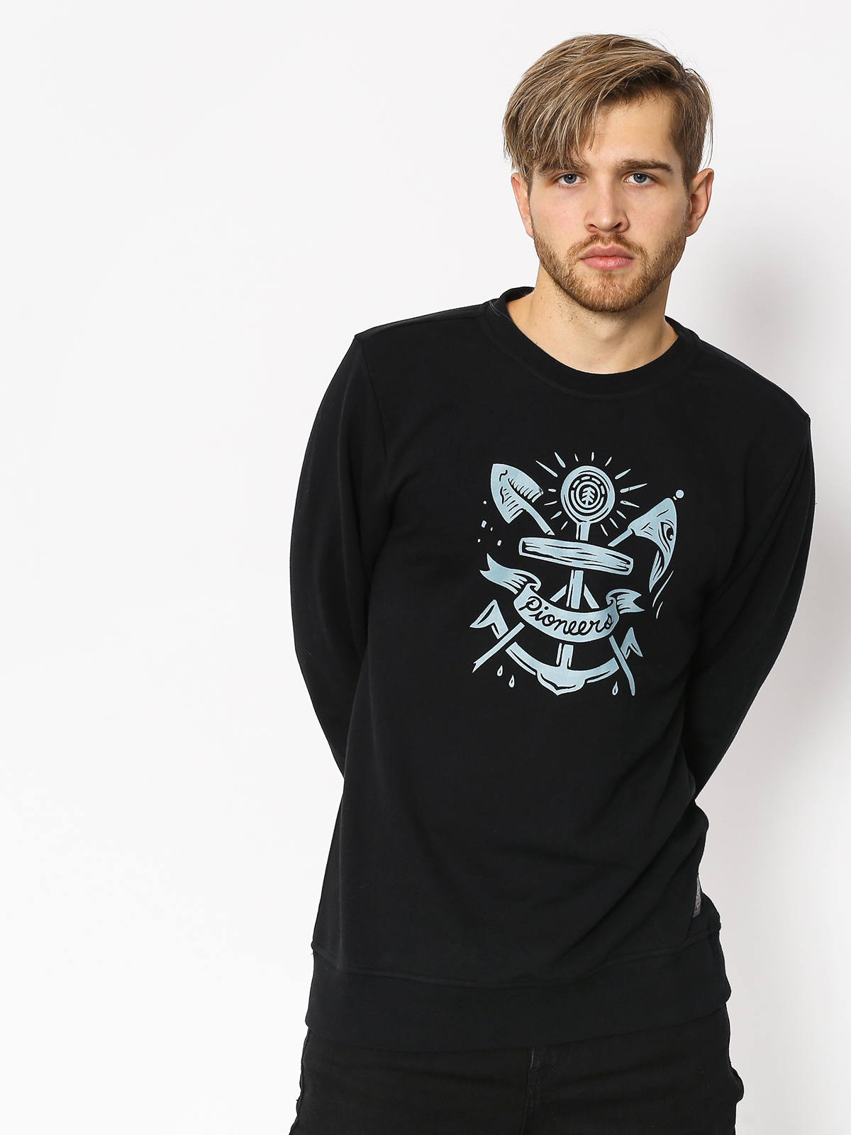 Bluza Element Pioneers Crew (flint black)