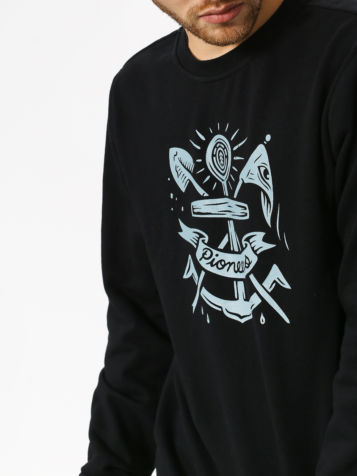 Bluza Element Pioneers Crew (flint black)