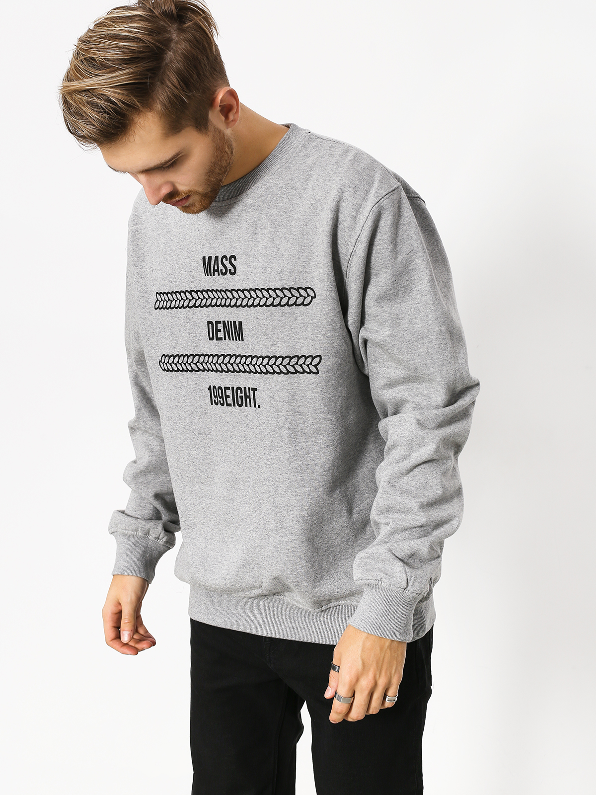 Bluza MassDnm Line Up (light heather grey)