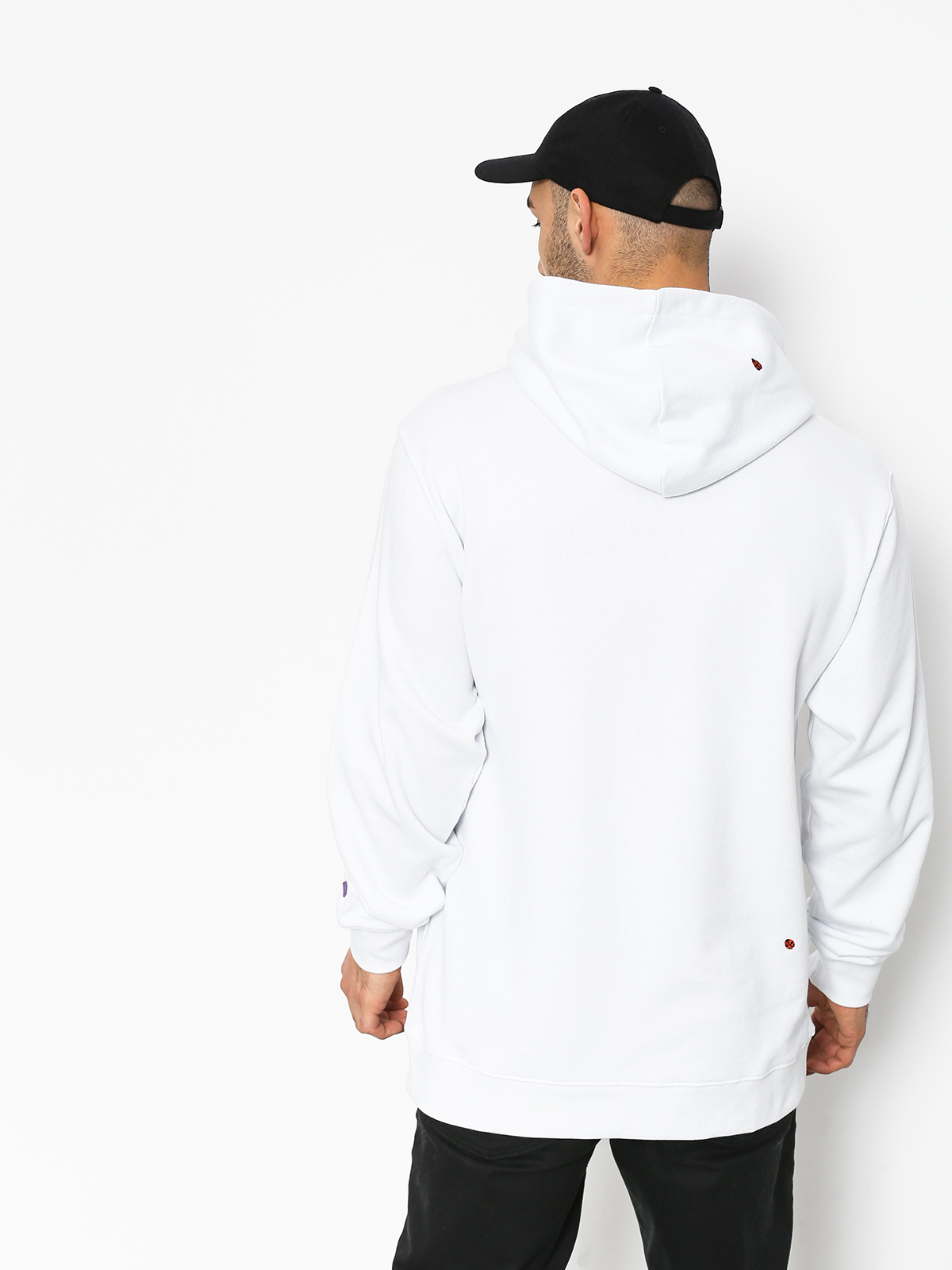 Bluza z kapturem Diamond Supply Co. Aloha Floral Box Logo HD (white)