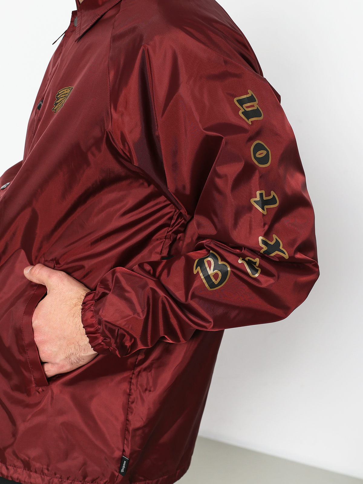 Kurtka Brixton Primo (burgundy/black)