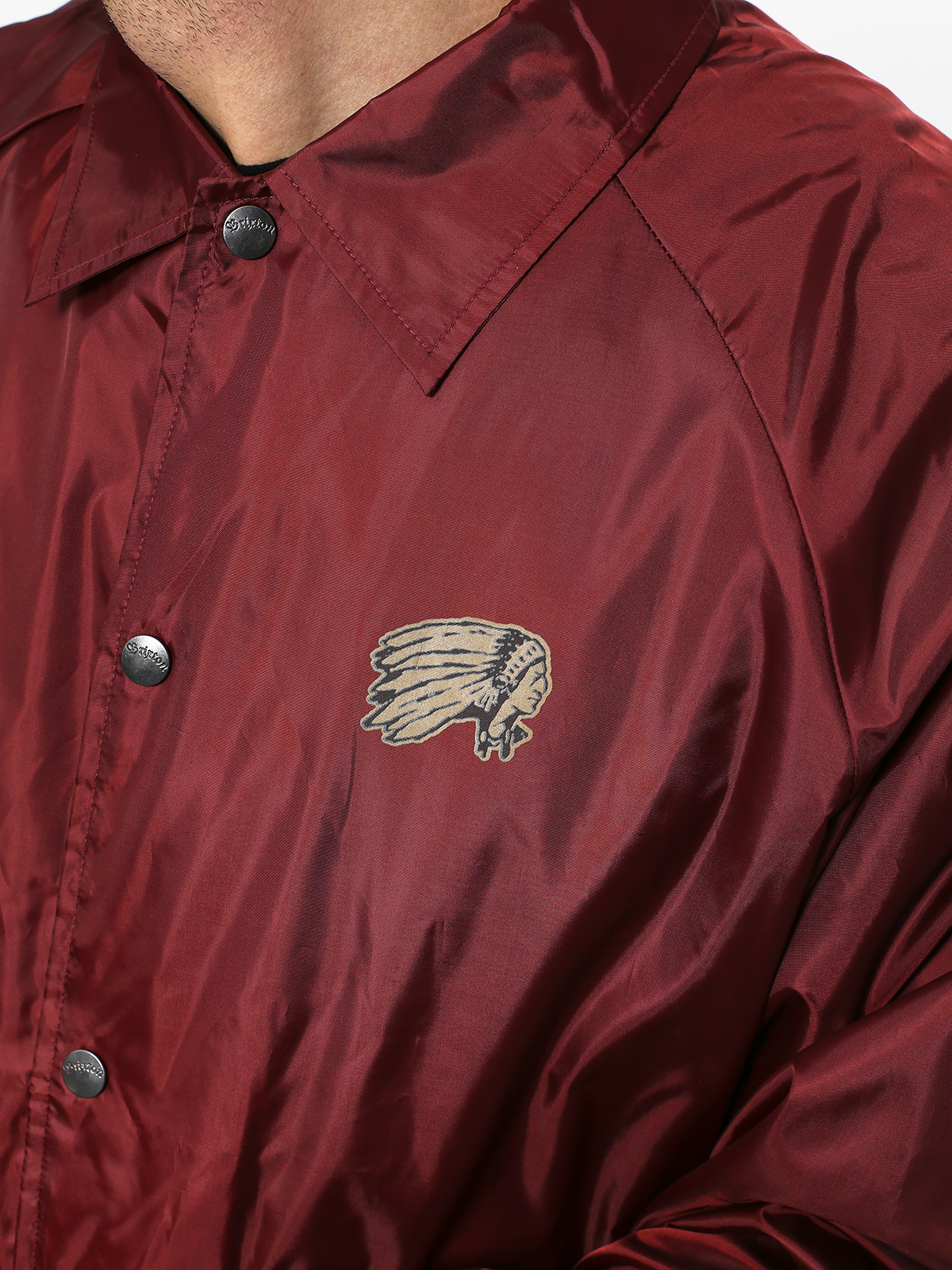 Kurtka Brixton Primo (burgundy/black)