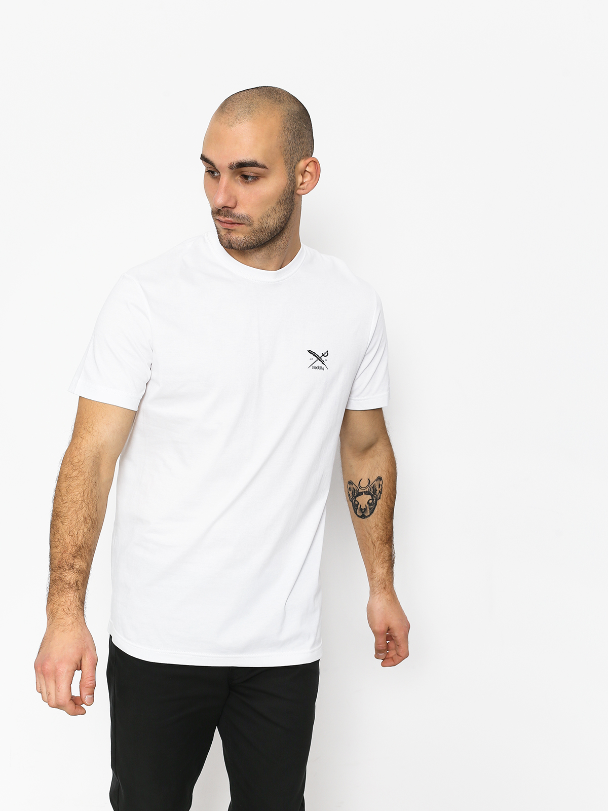 T-shirt Iriedaily Chestflag (white)