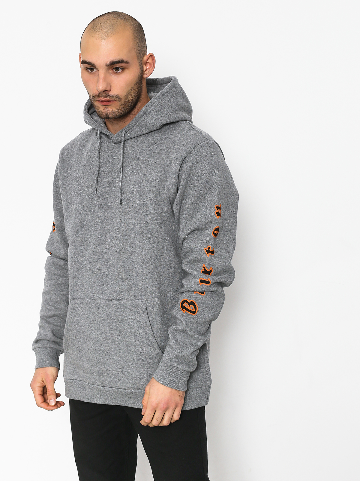 Bluza z kapturem Brixton Primo Intl HD (heather grey)