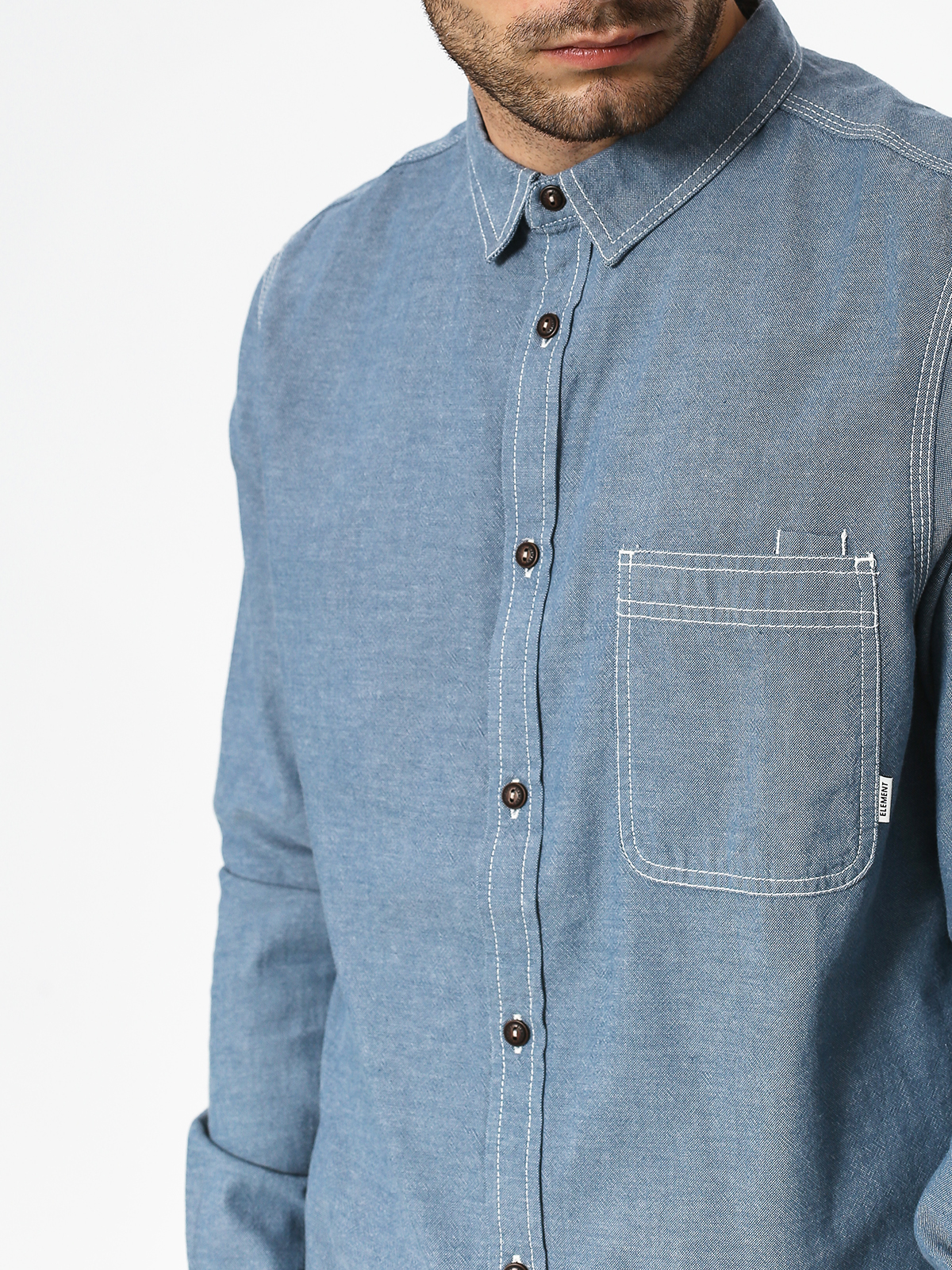 Koszula Element Preston Ls (blue chambray)
