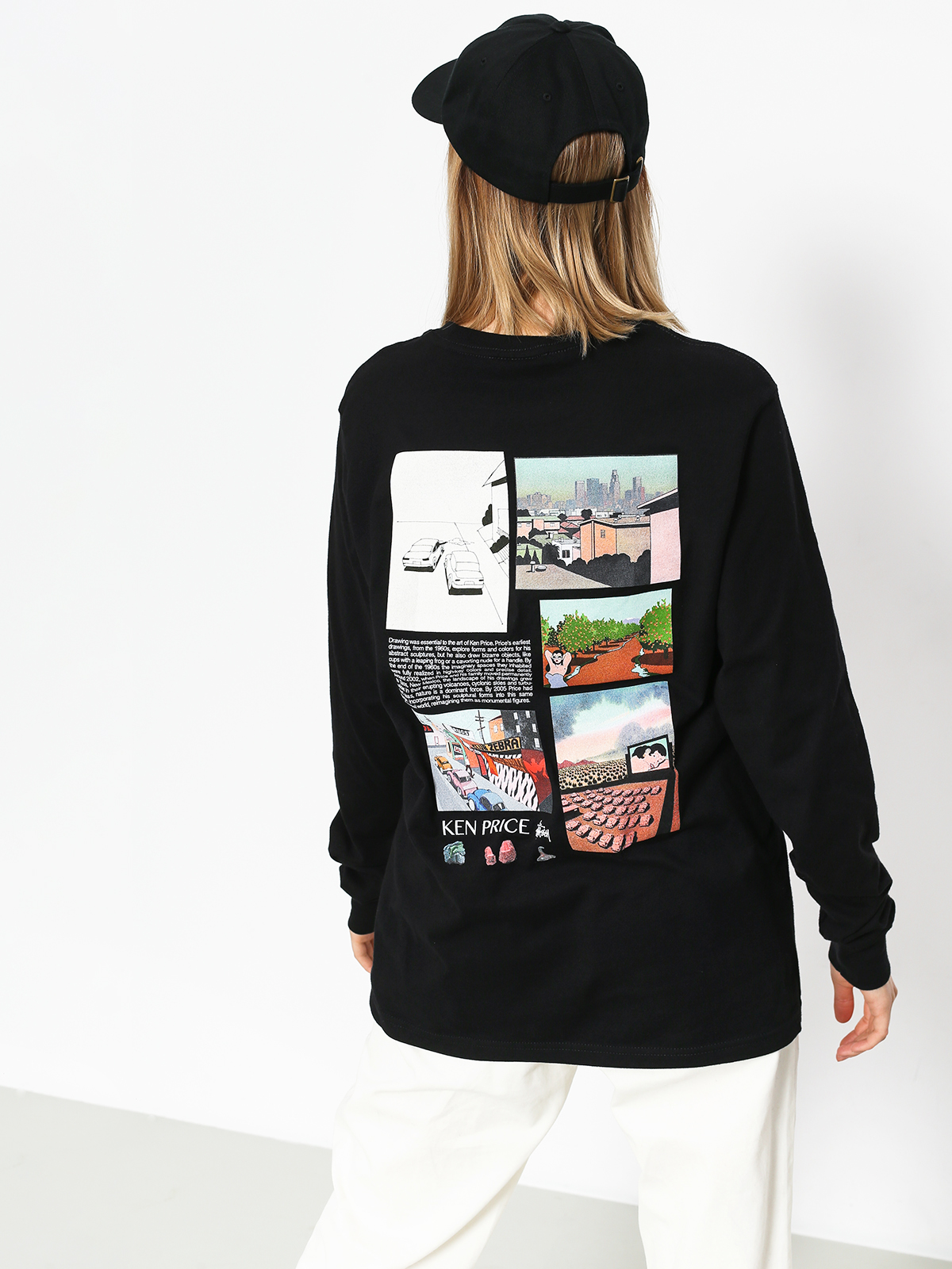 Longsleeve Stussy Imaginary Spaces Ls Tee Wmn (black)