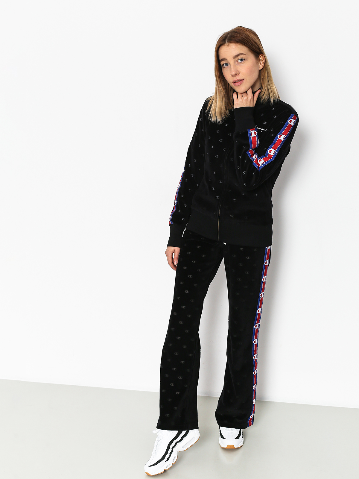 Spodnie Champion Wide Leg Pants Wmn (nbk)