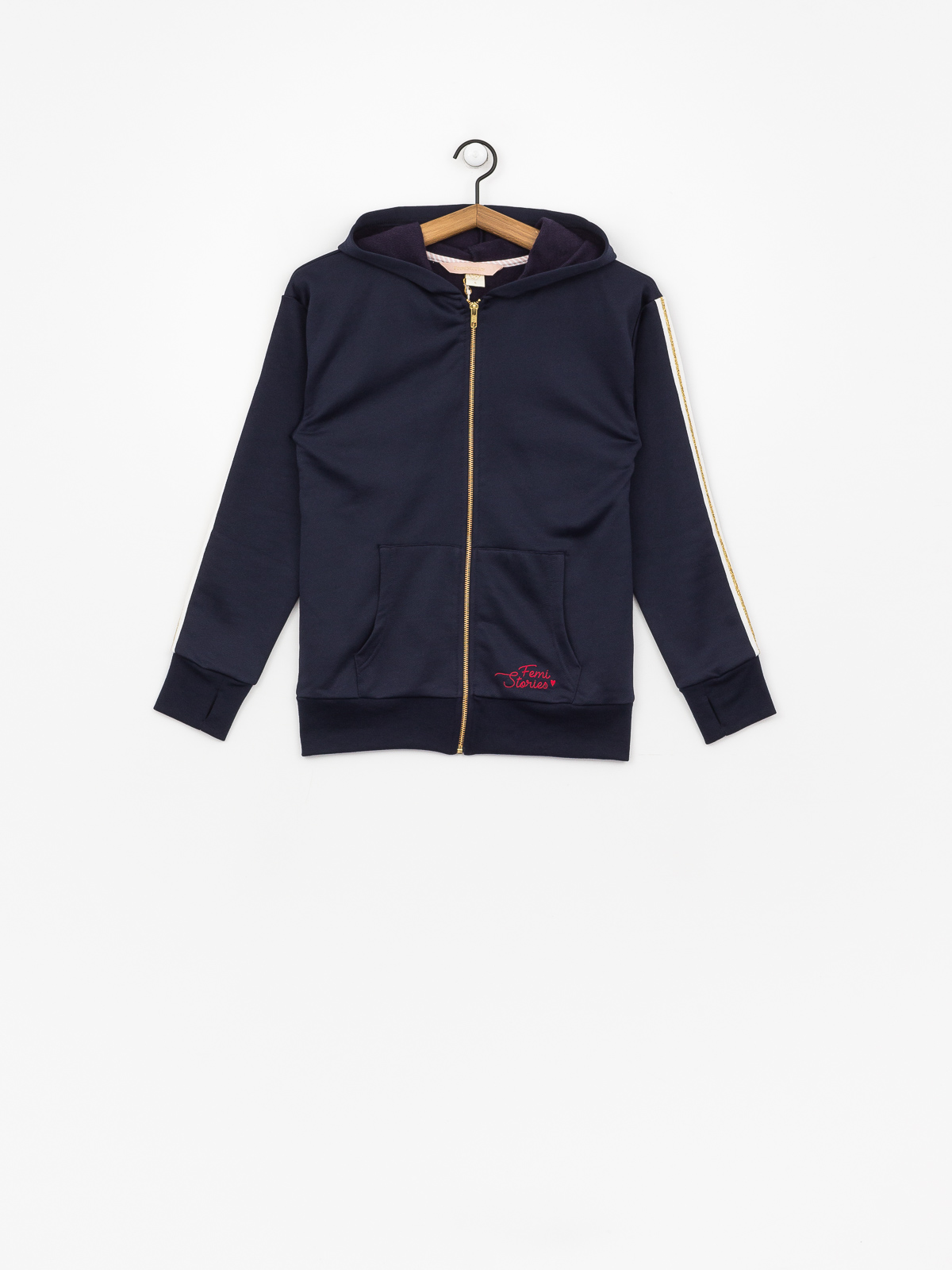 Bluza z kapturem Femi Stories Lisna ZHD Wmn (nvy)