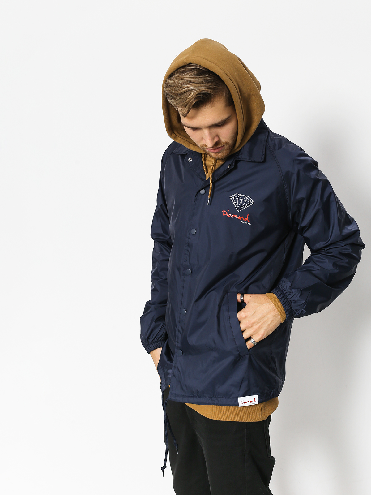 Kurtka Diamond Supply Co. Og Sign Coach (navy)