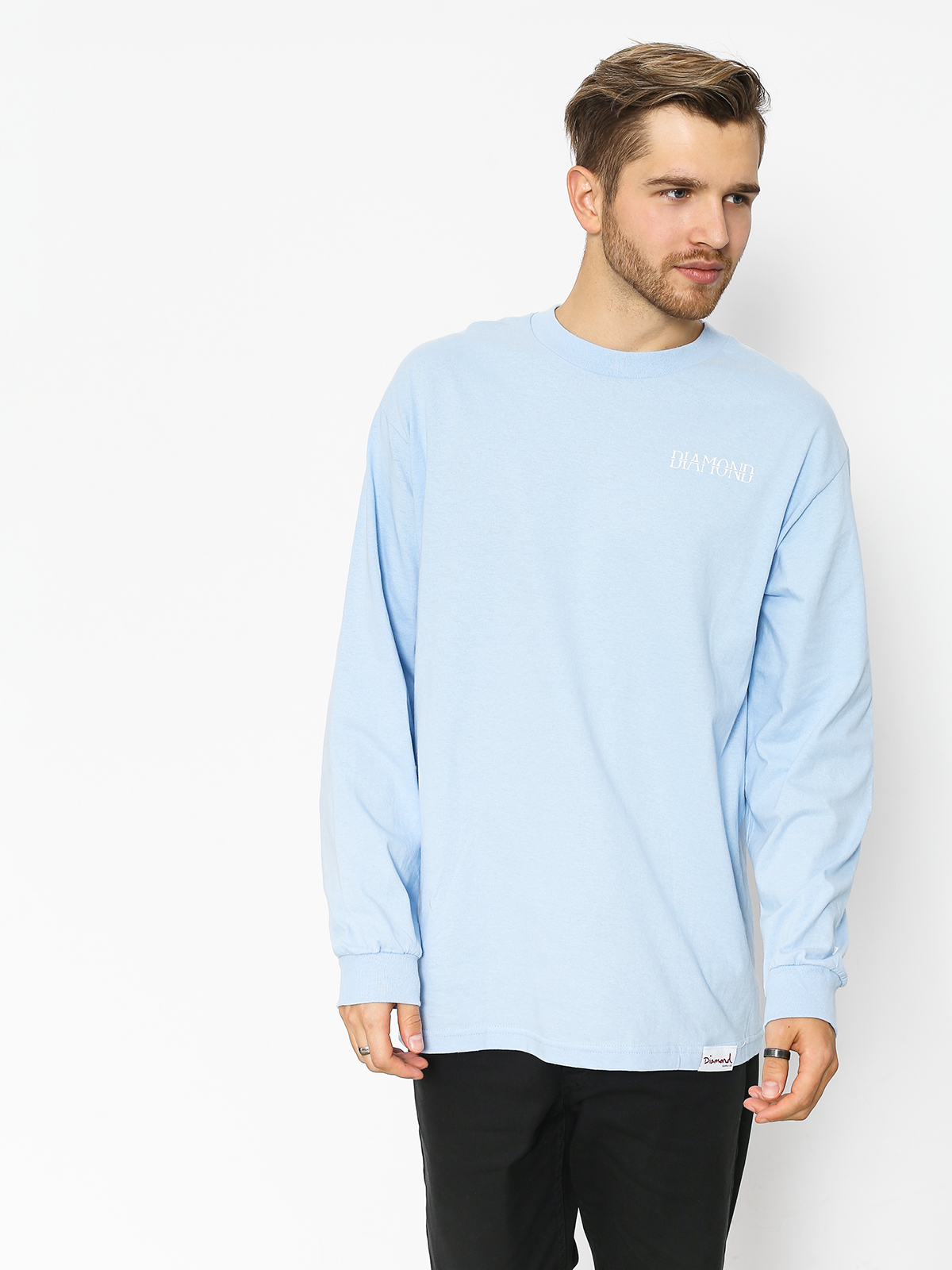 Longsleeve Diamond Supply Co. Split (powder blue)