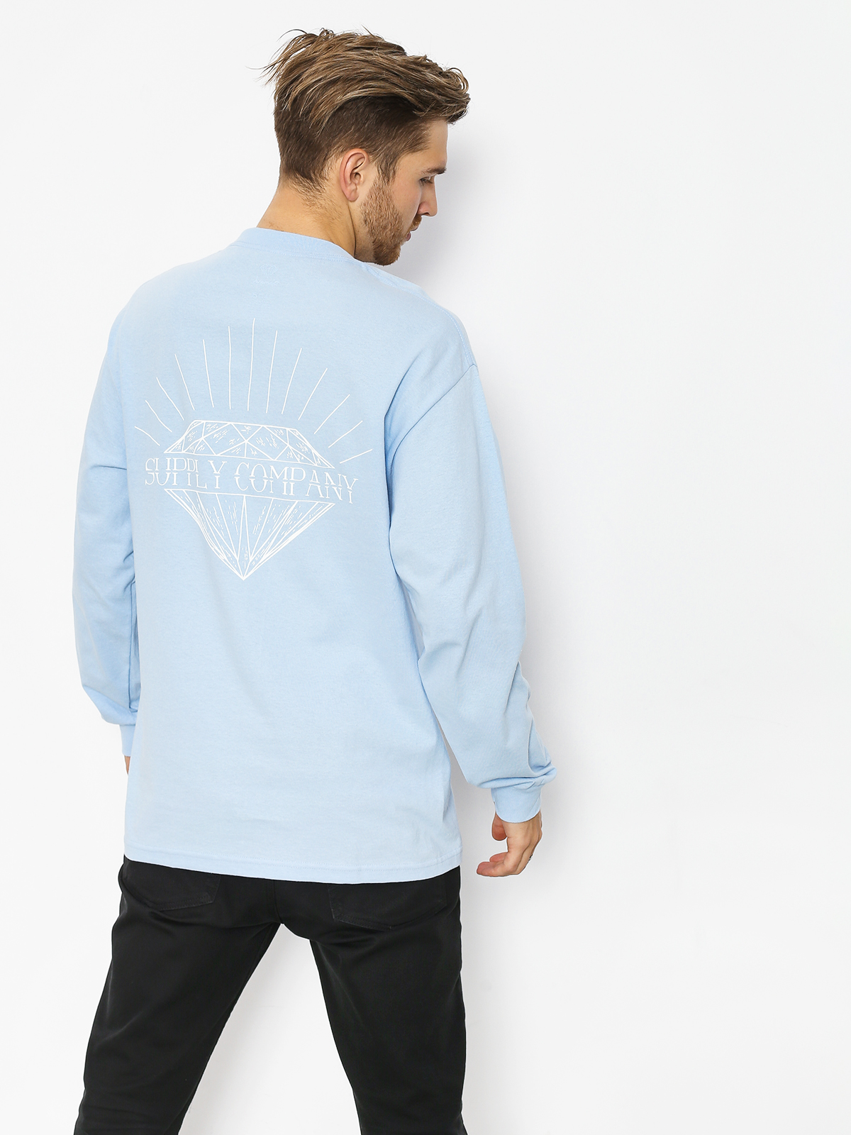 Longsleeve Diamond Supply Co. Split (powder blue)