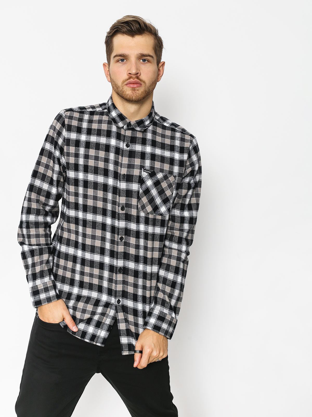 Koszula Volcom Caden Plaid (blk)